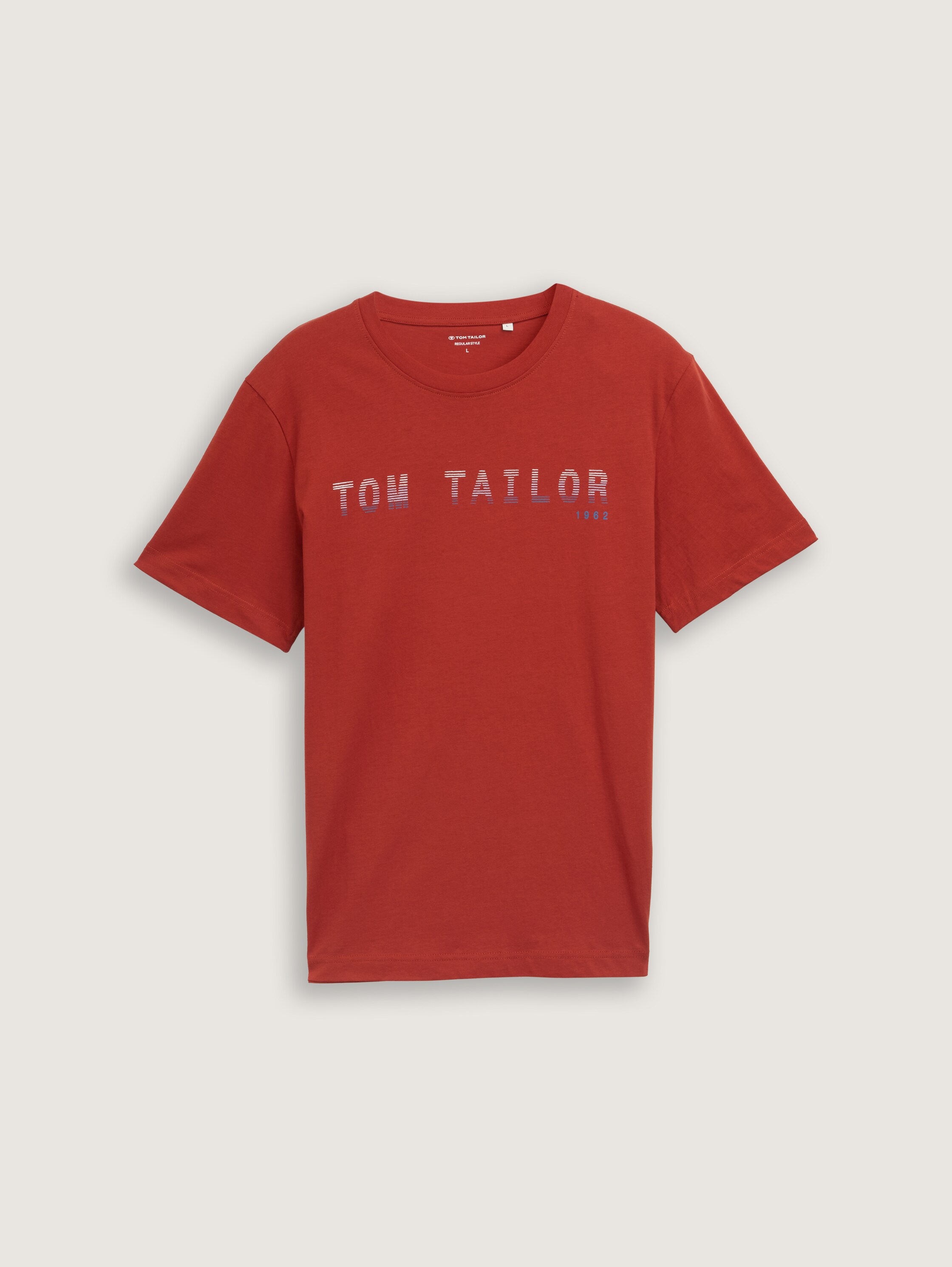 T-Shirt mit Logo-Print - velvet_red_1 - 