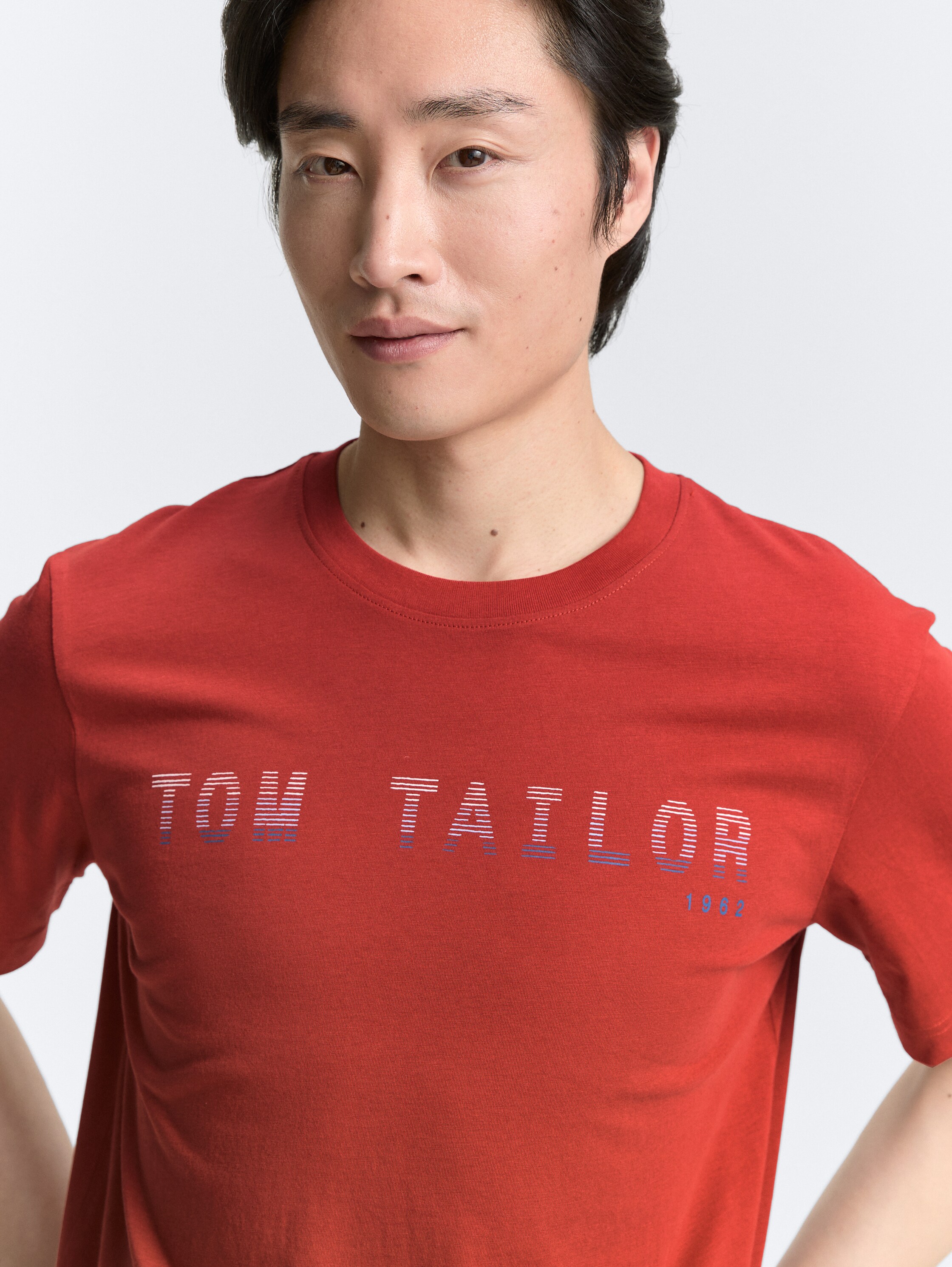 T-Shirt mit Logo-Print - velvet_red_1 - 