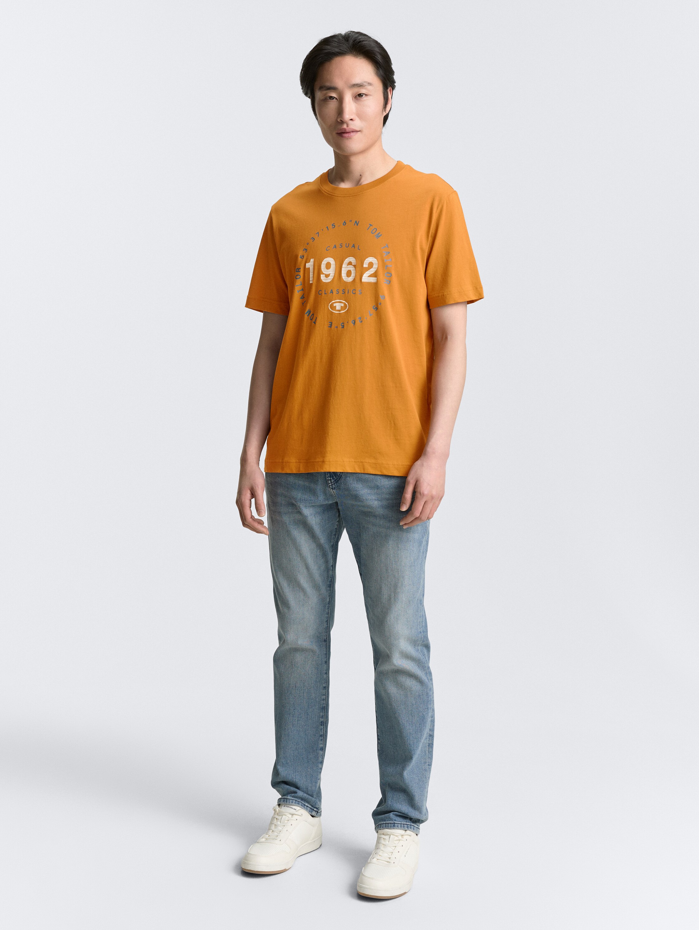 T-Shirt mit Logo-Print - peanut_butter_brown - 