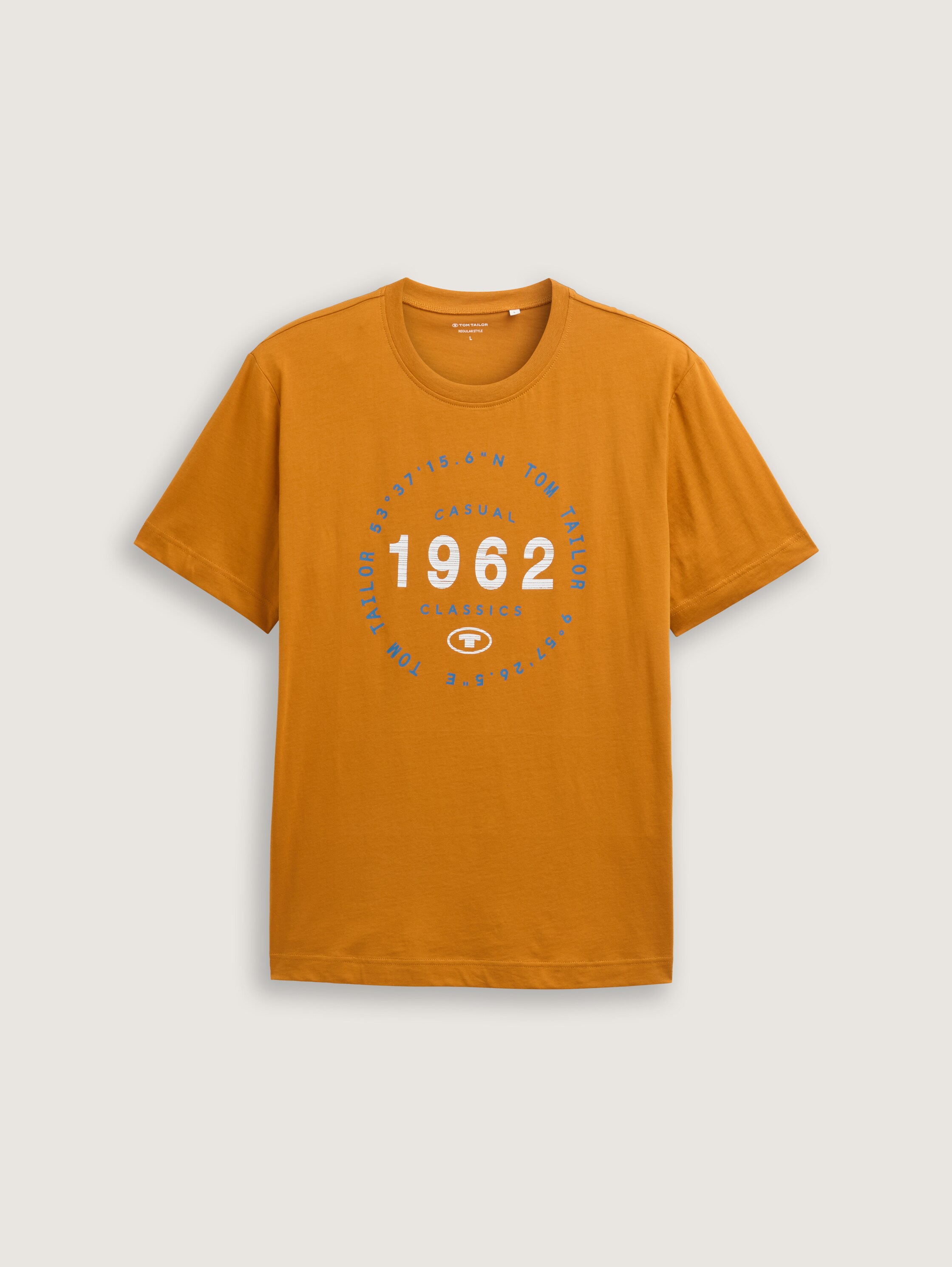 T-Shirt mit Logo-Print - peanut_butter_brown - 