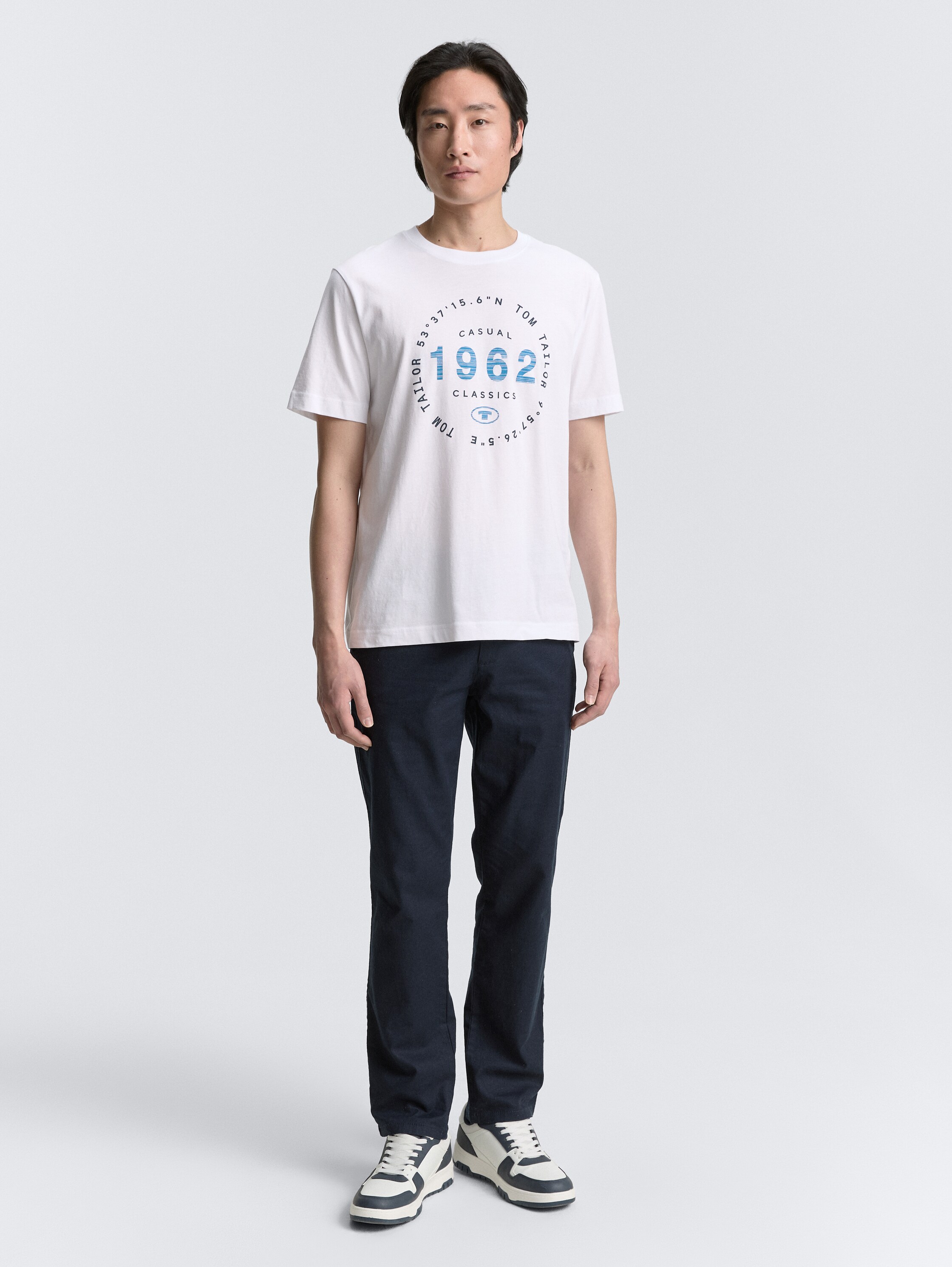 T-Shirt mit Logo-Print - white - 