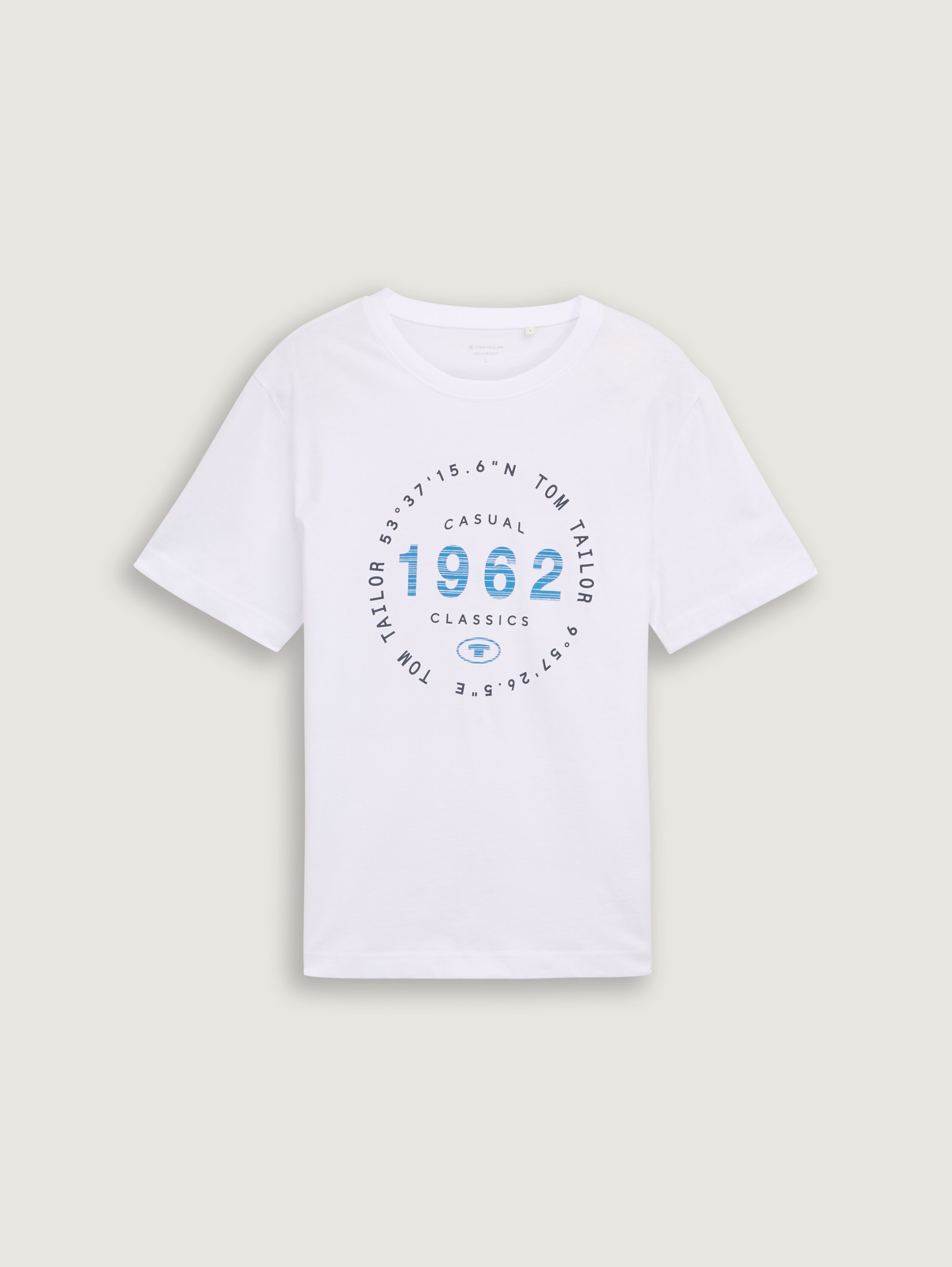 T-Shirt mit Logo-Print - white - 