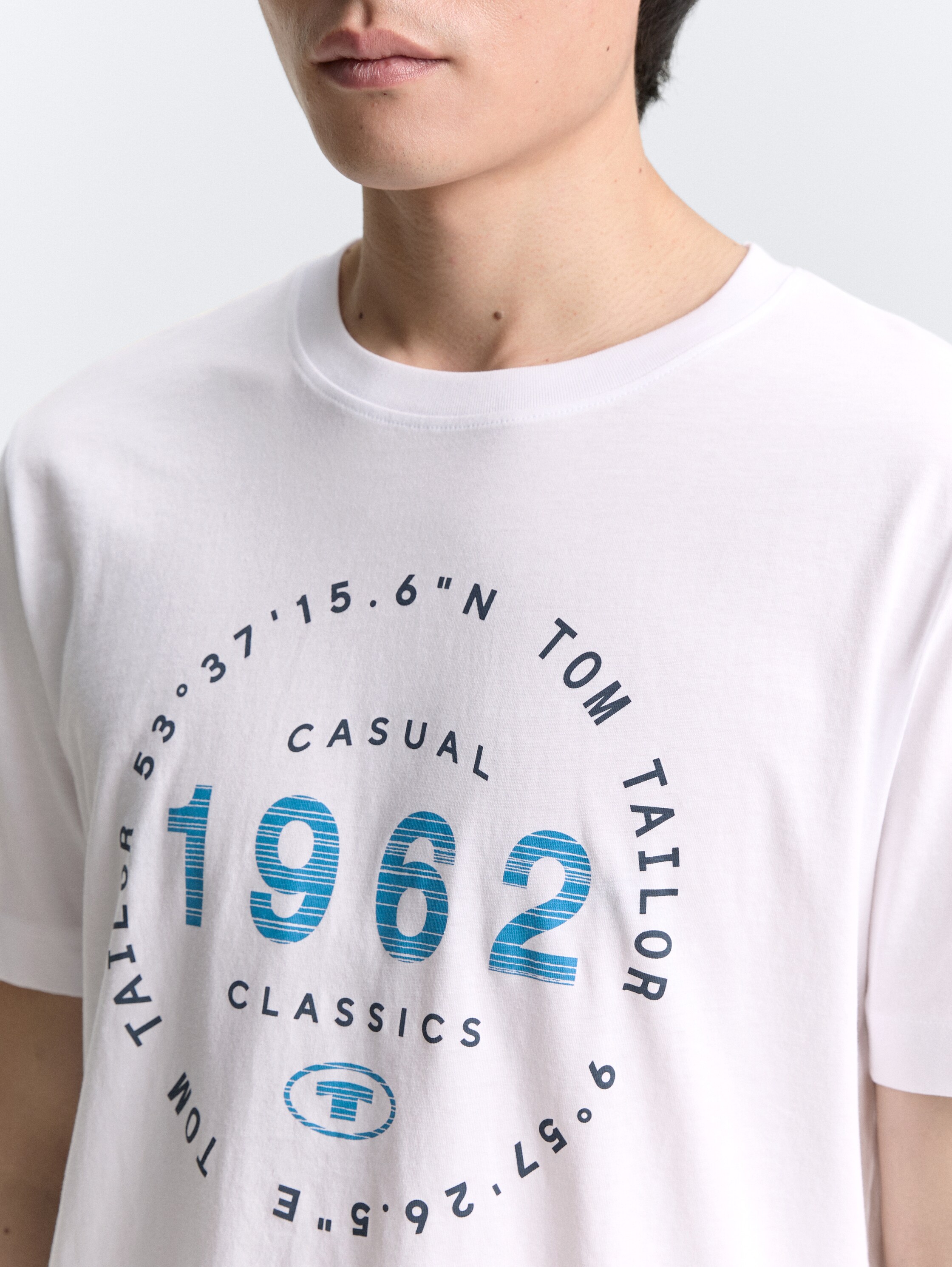 T-Shirt mit Logo-Print - white - 