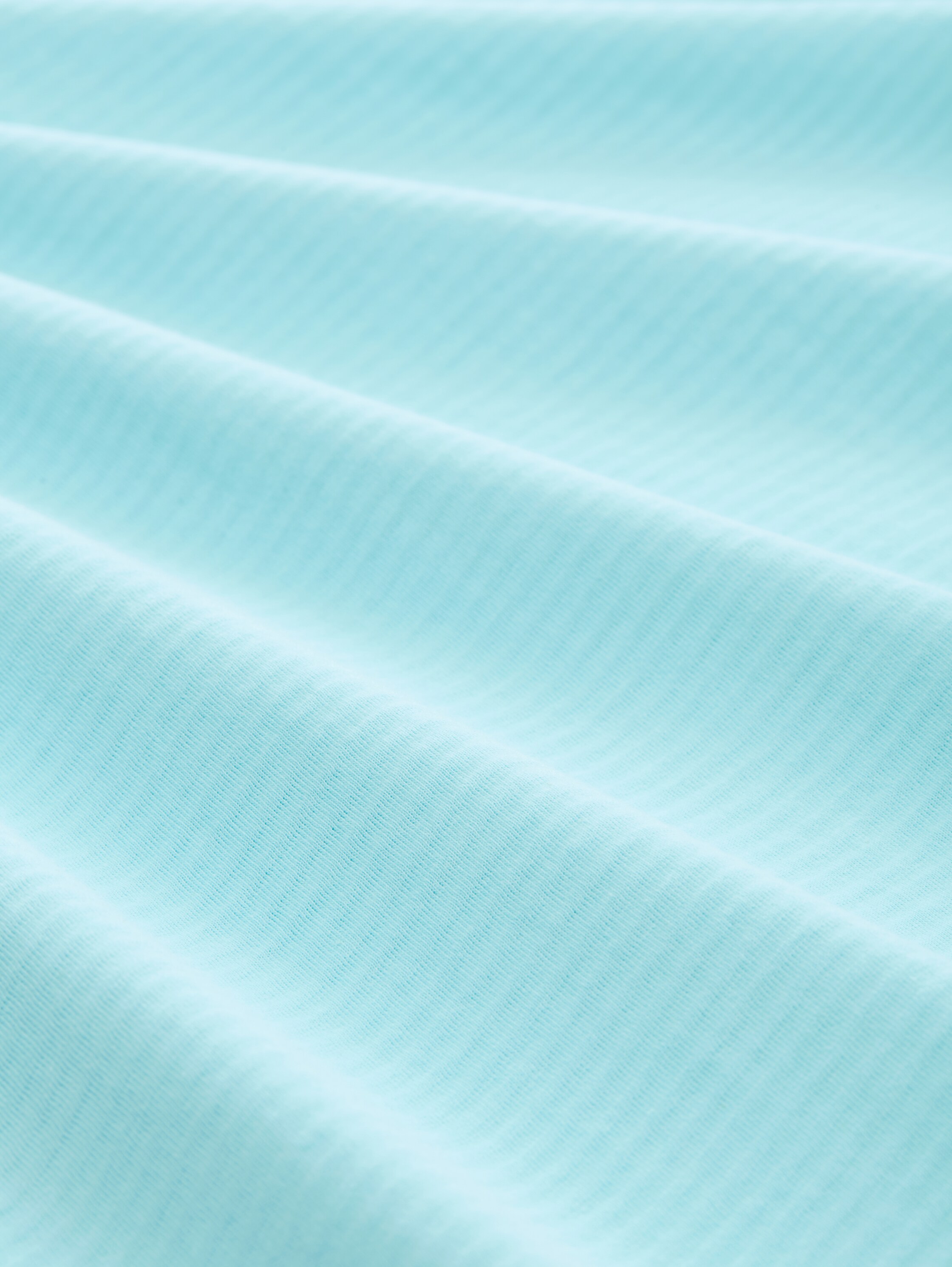 Henley T-Shirt mit Logo-Print - caribbean_turquoise - 