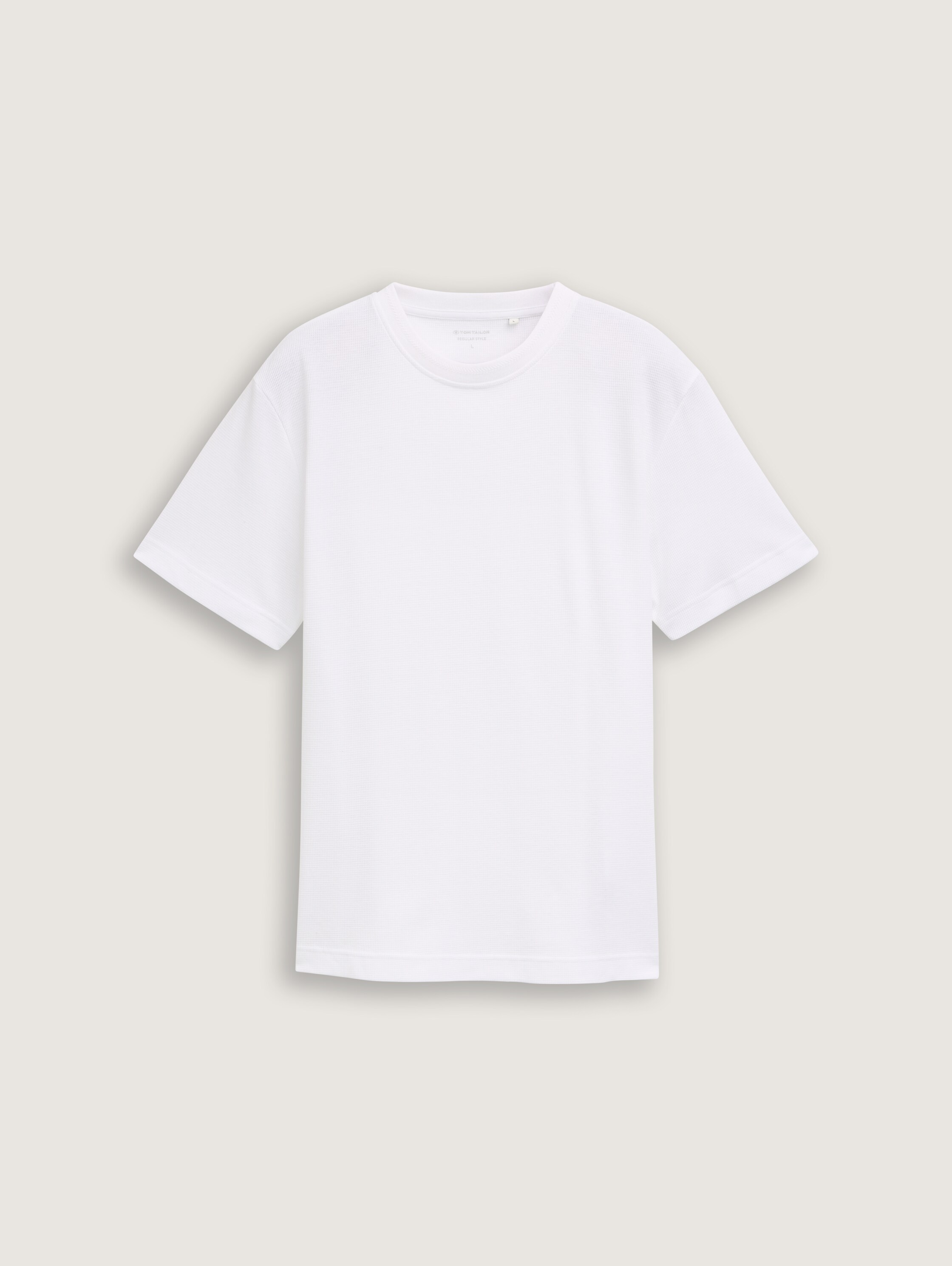 Basic T-Shirt mit Struktur - 4