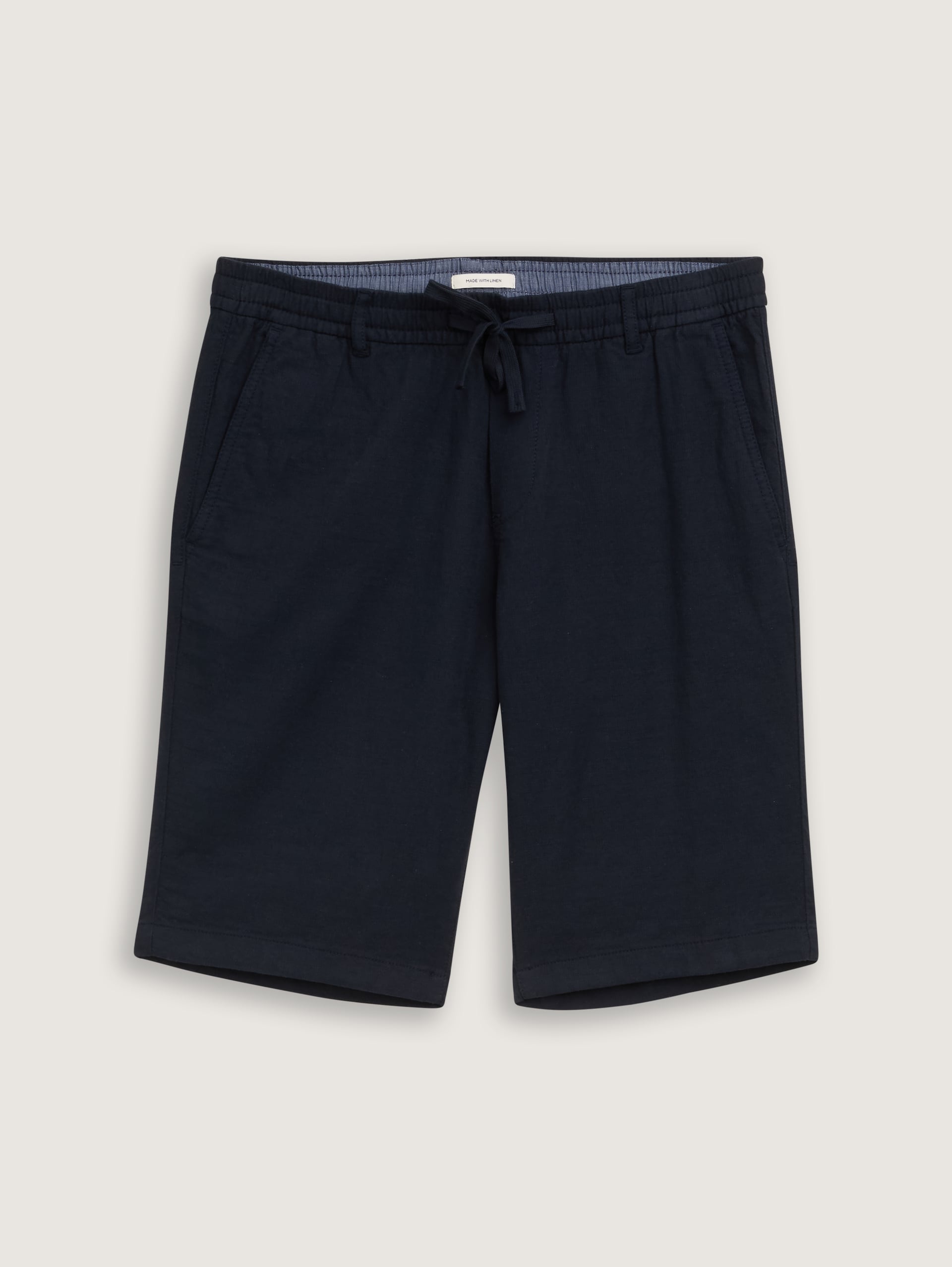 Regular Fit Shorts mit Leinenanteil - sky captain blue - Vorder-Produkt-Ansicht