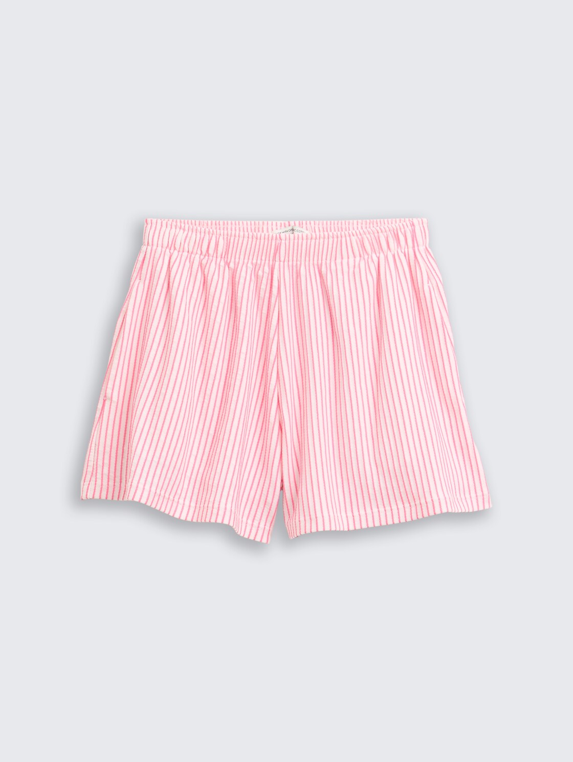 Shorts mit Streifenmuster - off white neon pink stripe - Vorder-Produkt-Ansicht