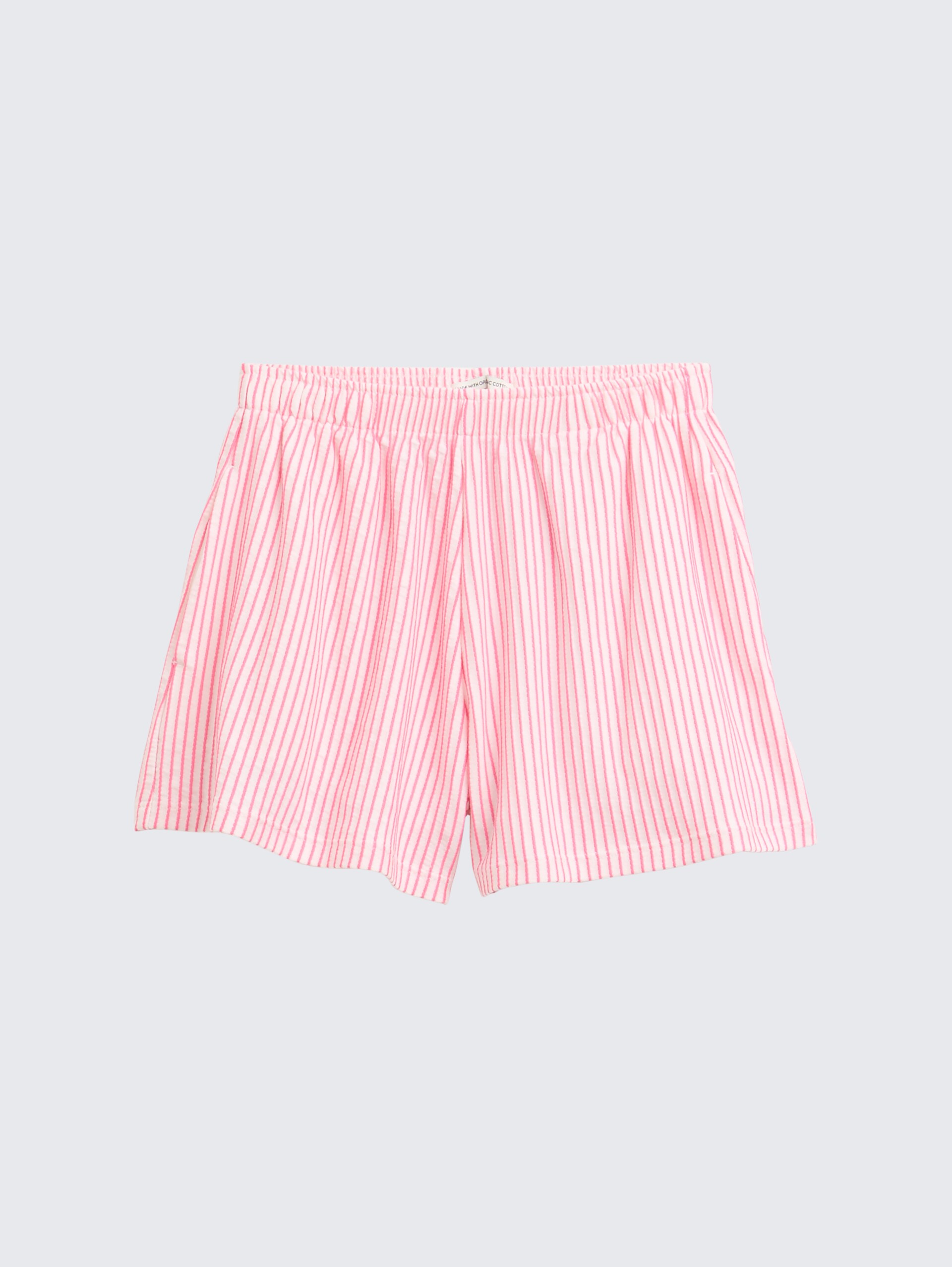 Shorts mit Streifenmuster - off white neon pink stripe - Vorder-Produkt-Ansicht