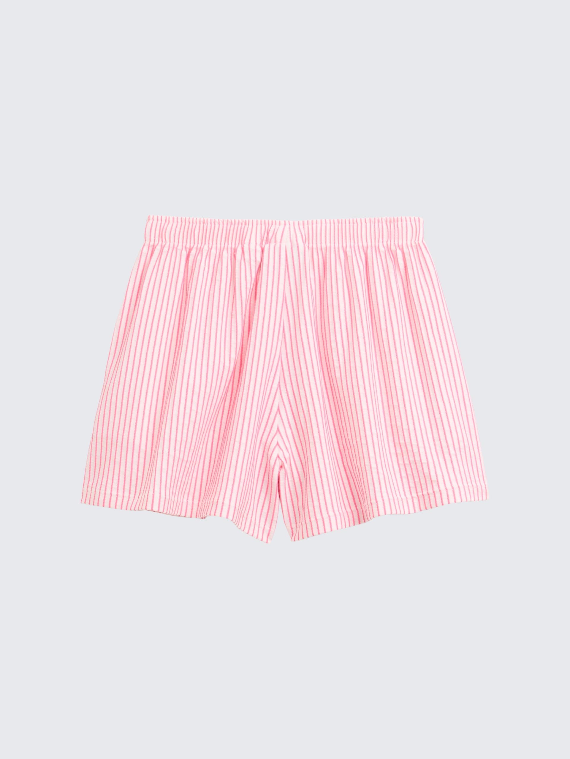 Shorts mit Streifenmuster - off white neon pink stripe