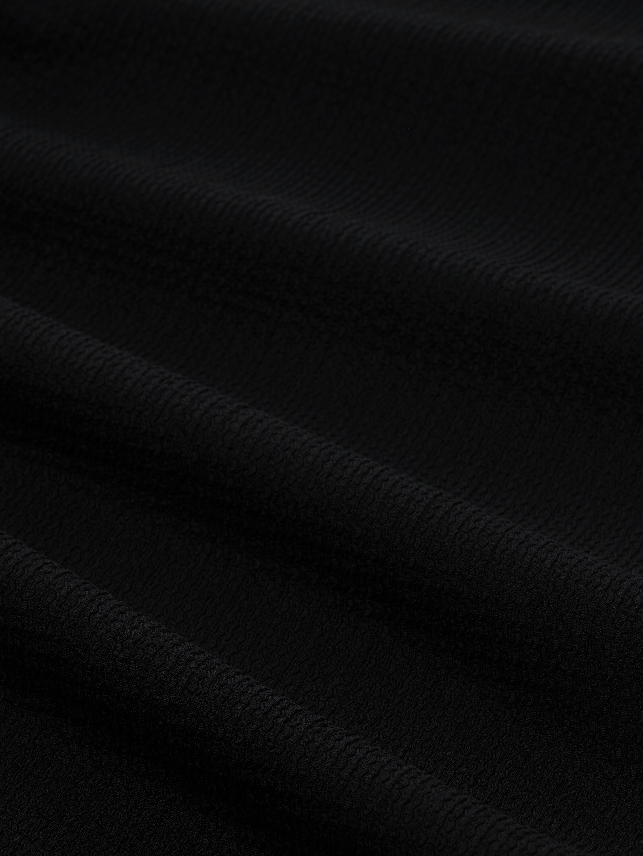 High Waist Culotte Hose mit Bindegürtel - deep_black_1 - 