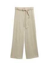 Ausgewählt, High Waist Culotte Hose mit Bindegürtel von Tom Tailor, grün
