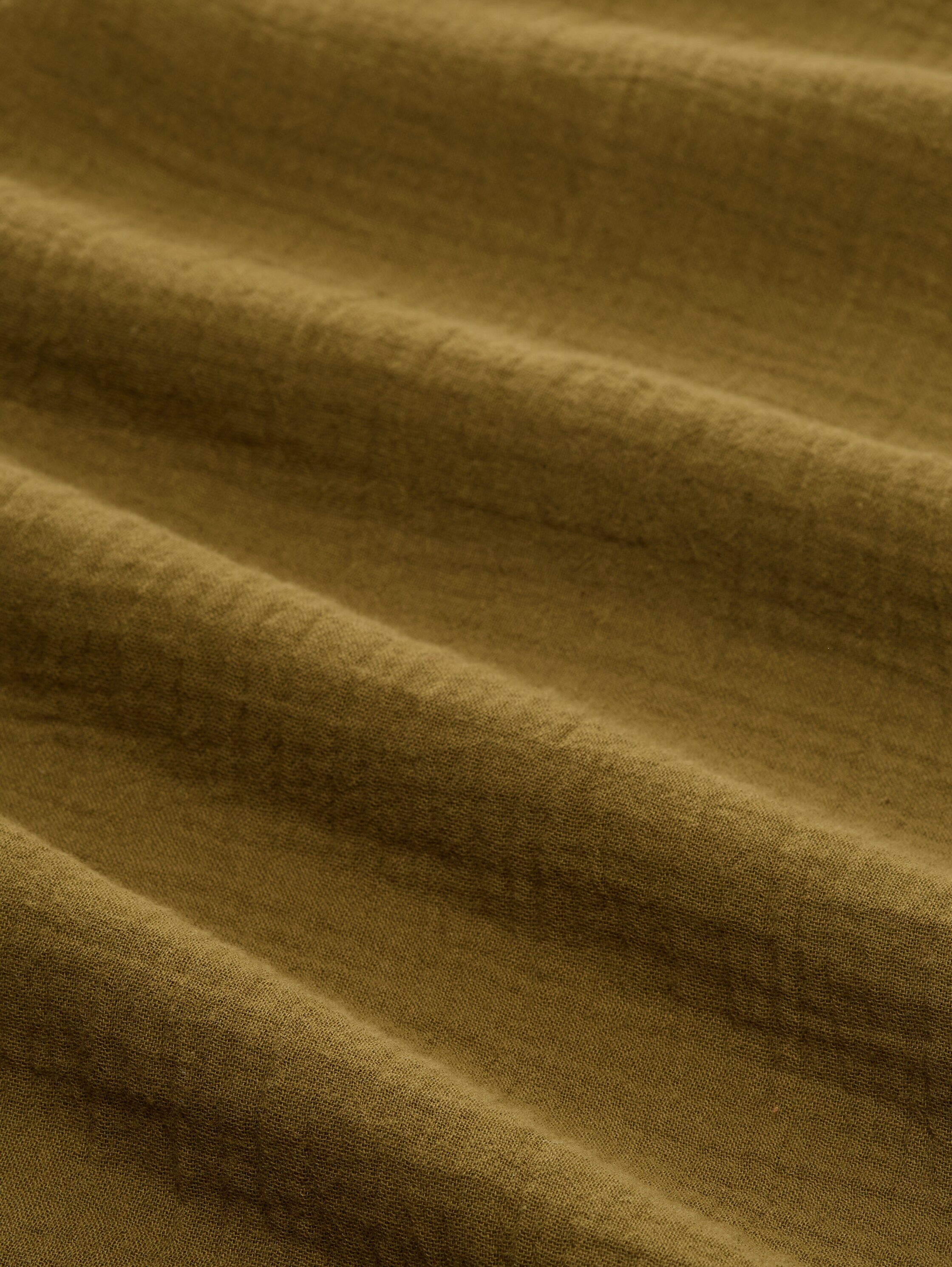 Musselin Relaxed Shorts - golden_olive_green - 