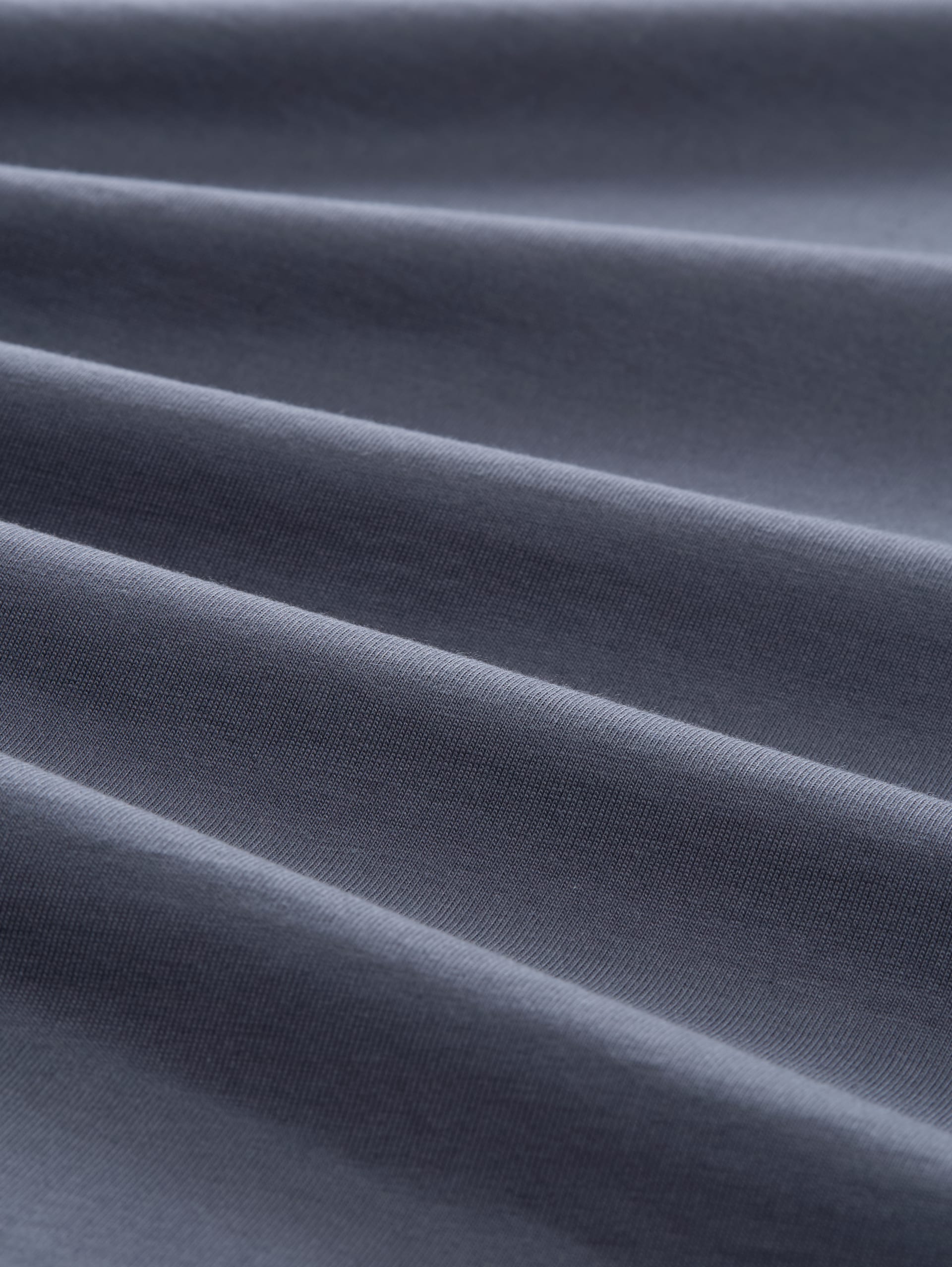 Piqué Poloshirt mit Print - Blueish Grey