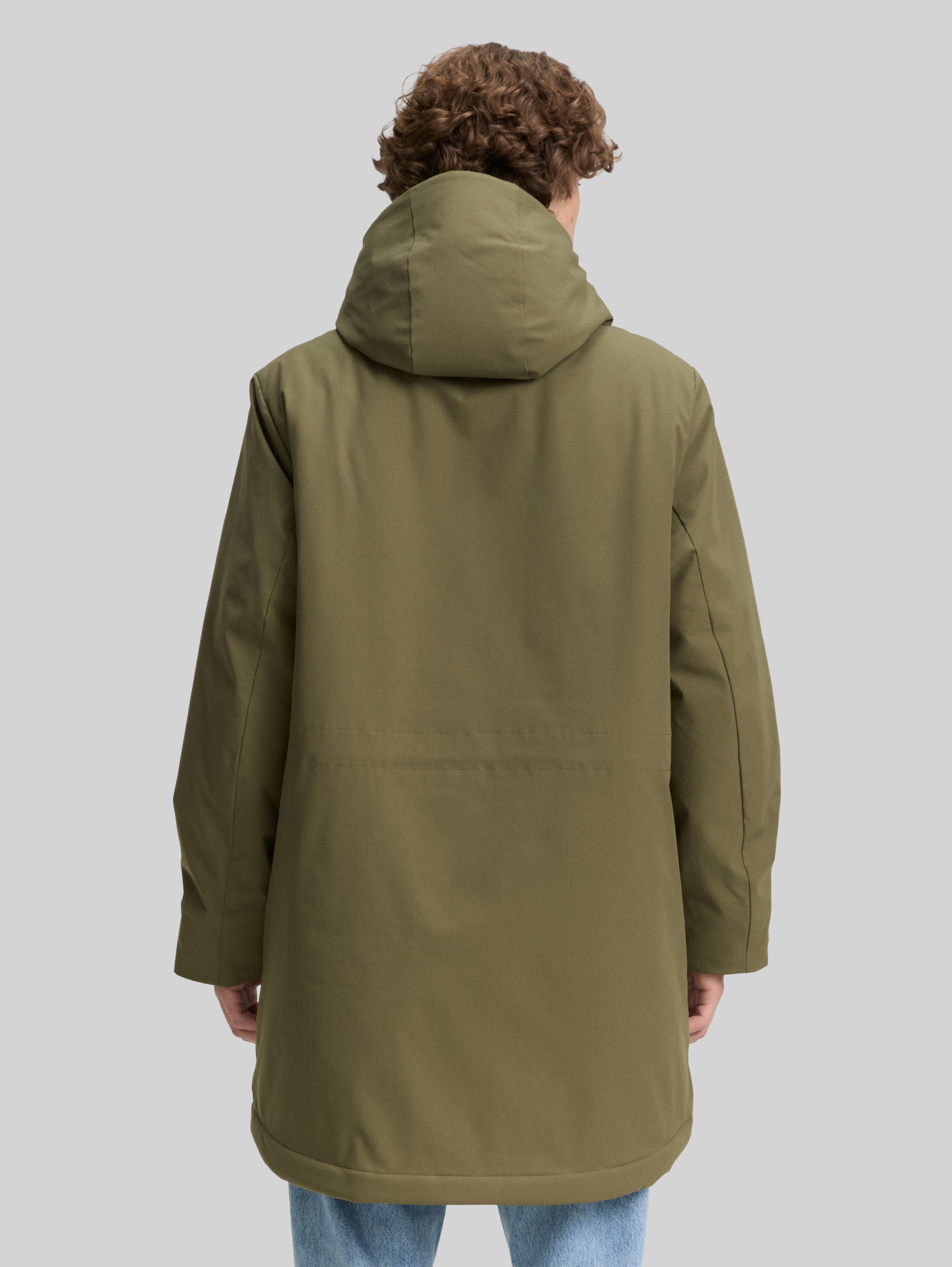 Parka with water-repellent function in green by Tom Tailor