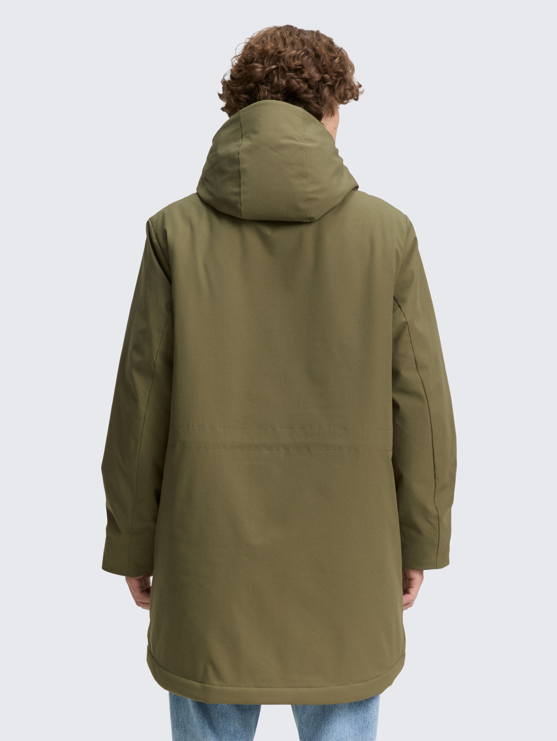 Parka mit wasserabweisender Funktion - jungle soil green - Model-Rückansicht