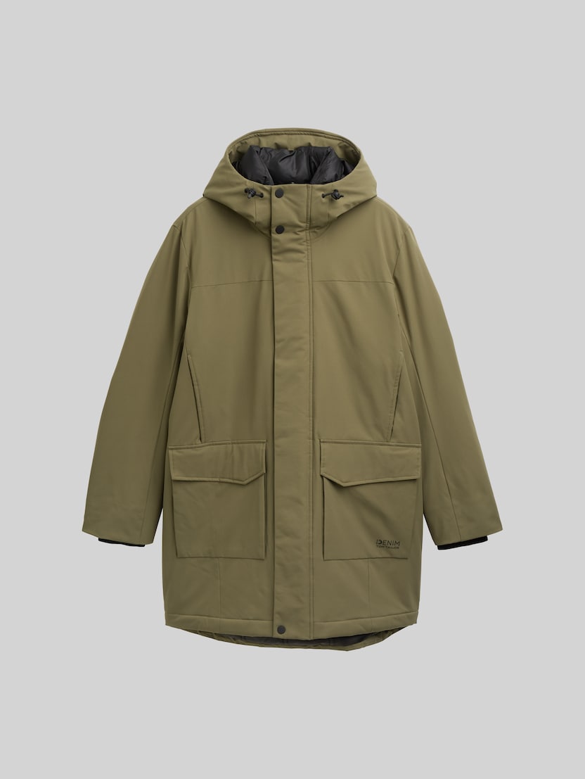 Parka mit wasserabweisender Funktion von Denim Male, jungle soil green