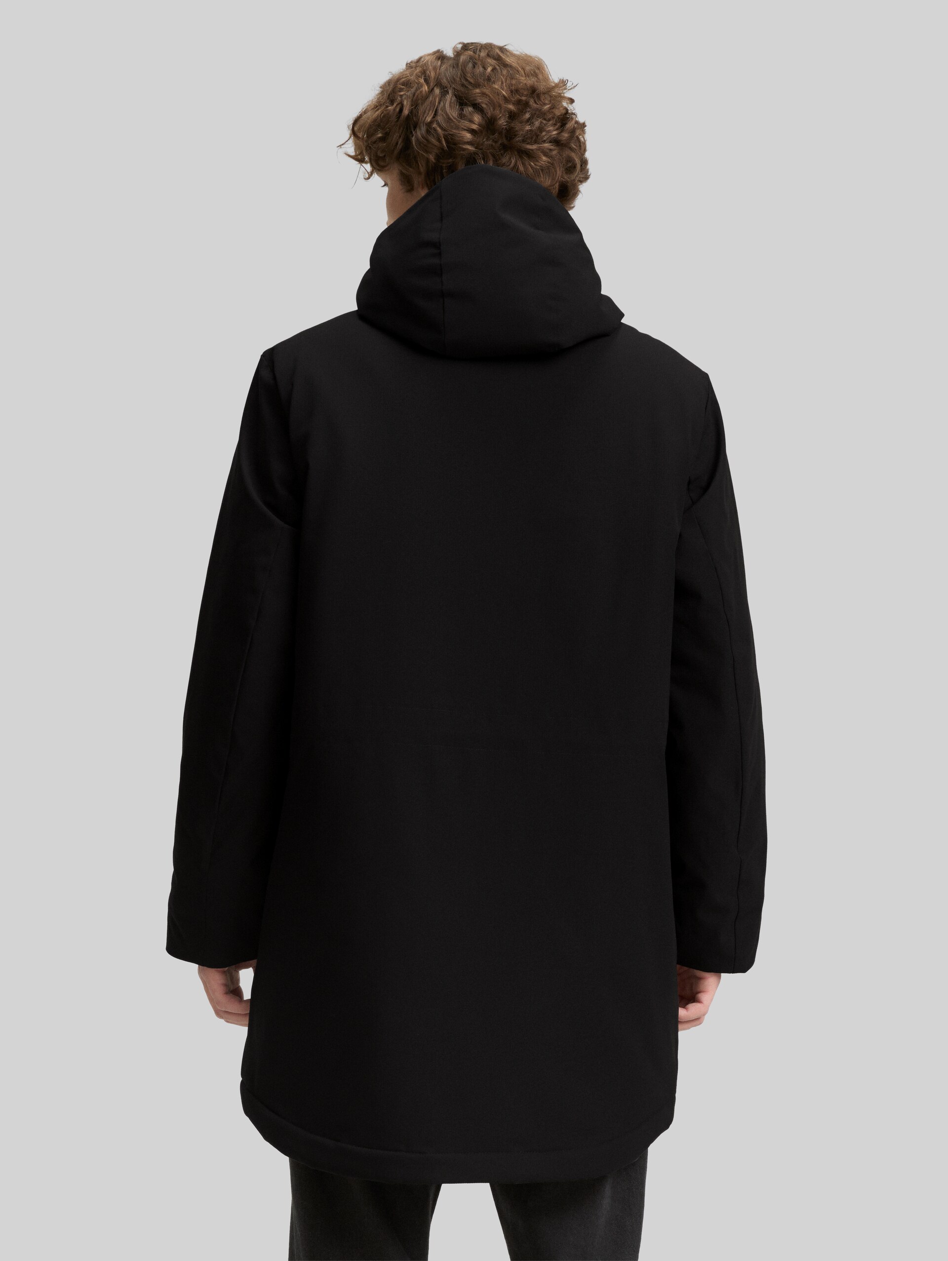 Parka mit wasserabweisender Funktion - Black - Model-Rückansicht