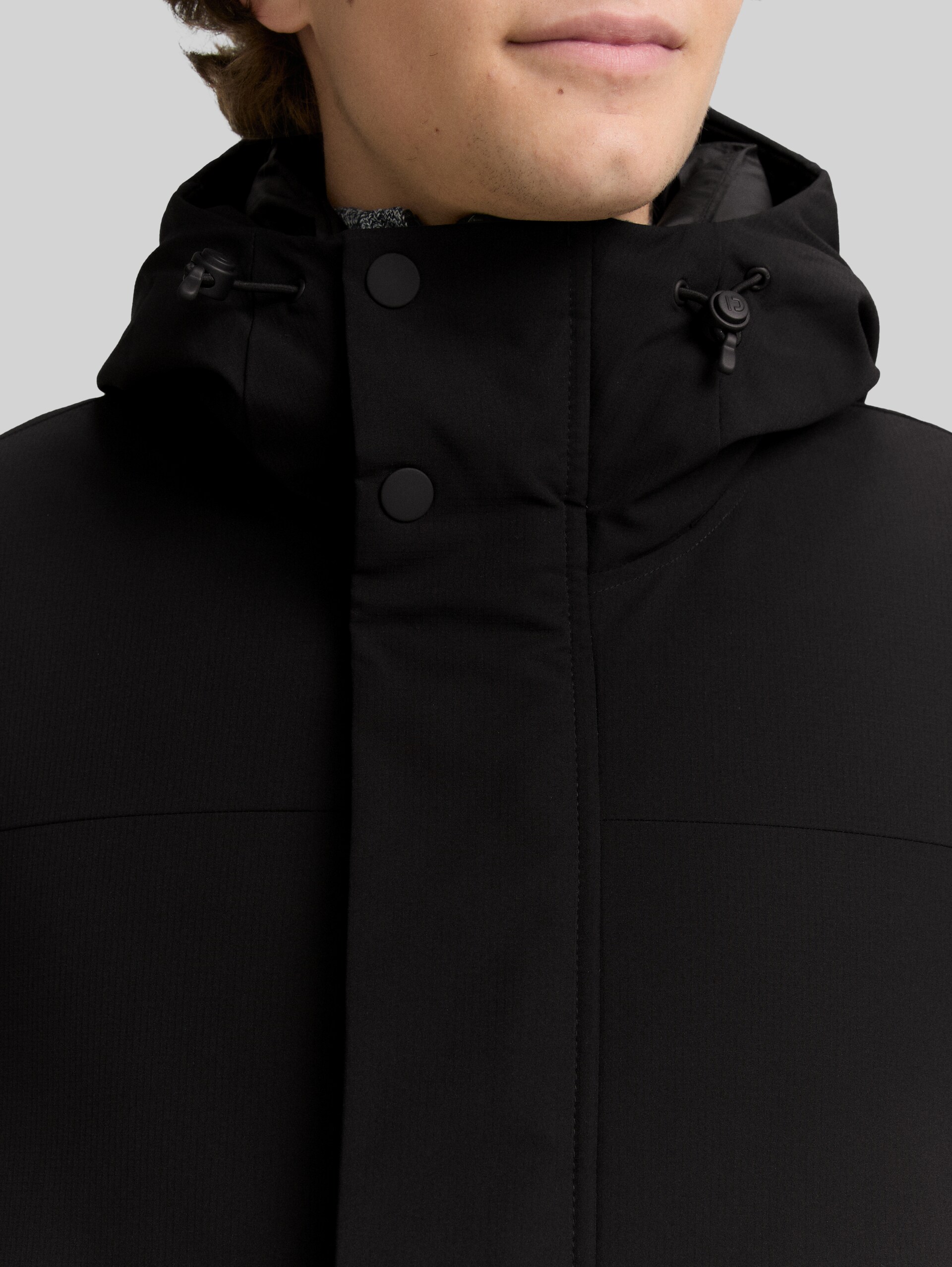 Parka mit wasserabweisender Funktion - Black - Detail-Model-Ansicht