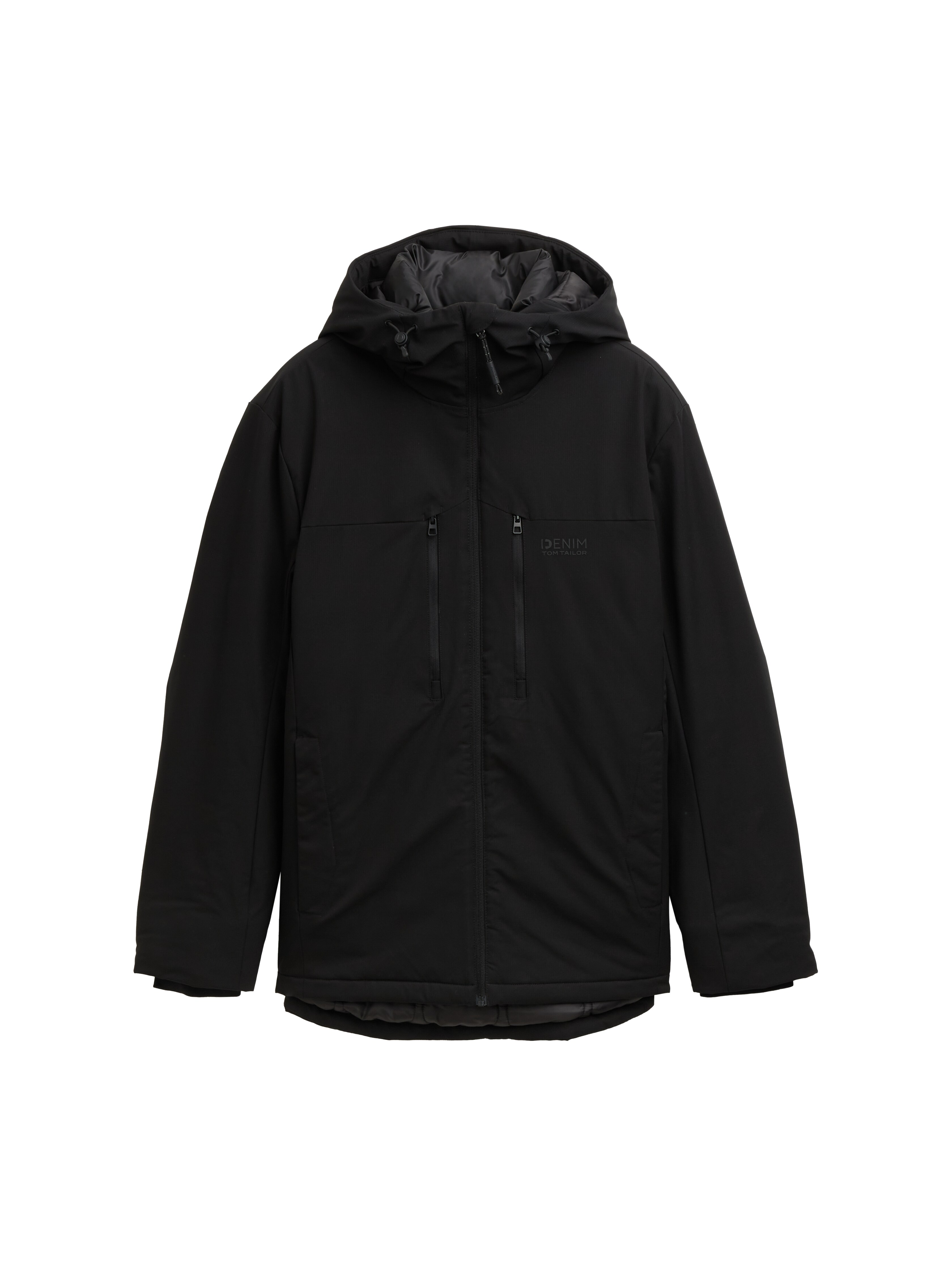 Jacket with water-repellent function in black by Tom Tailor