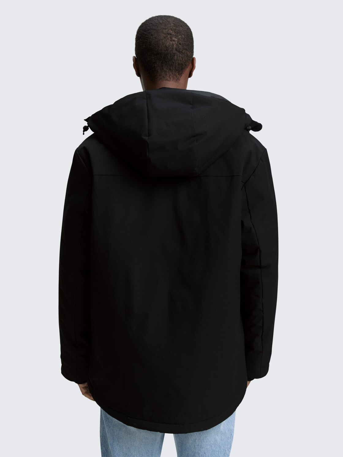 Jacke mit wasserabweisender Funktion - Black - Model-Rückansicht