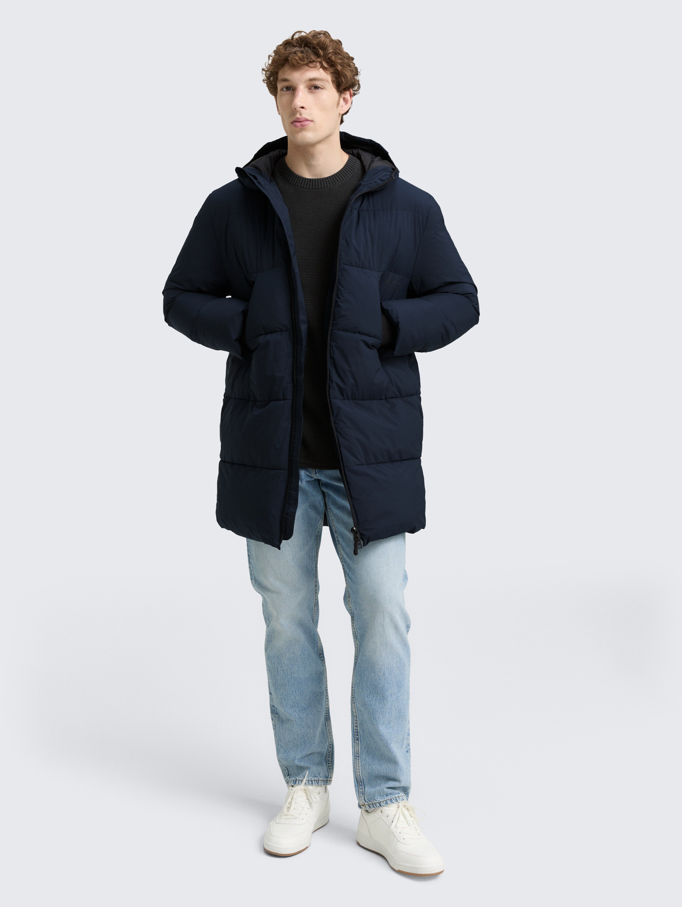 Puffer Parka mit Kapuze - sky_captain_blue_1 - 
