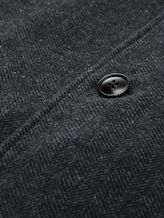 Manteau de laine - grey big herringbone optic - Vue détaillée du produit