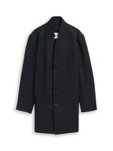 Selected, Wool coat with stand-up collar by Tom Tailor, black