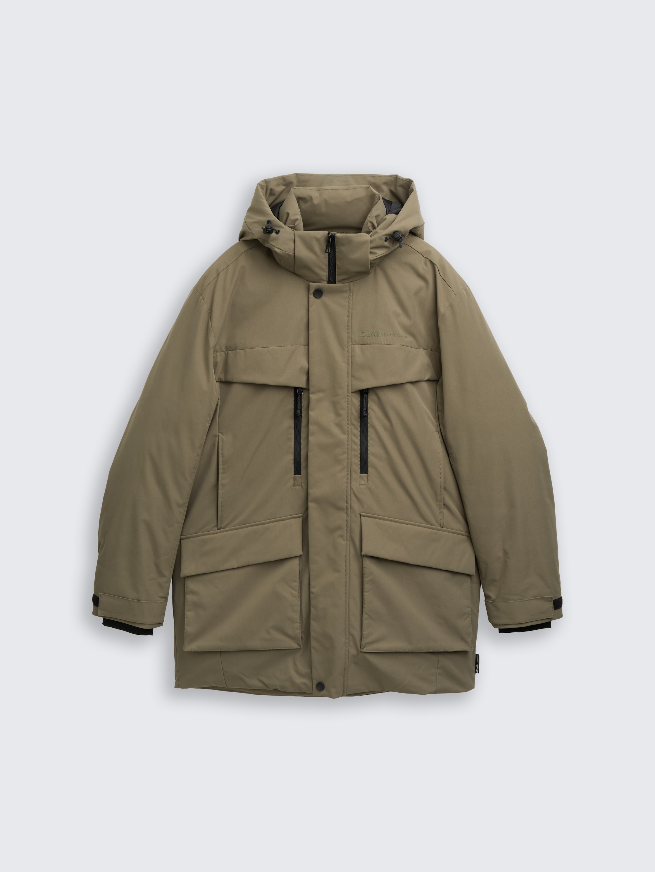 Arctic Parka mit abnehmbarer Kapuze - grün - Vorder-Produkt-Ansicht