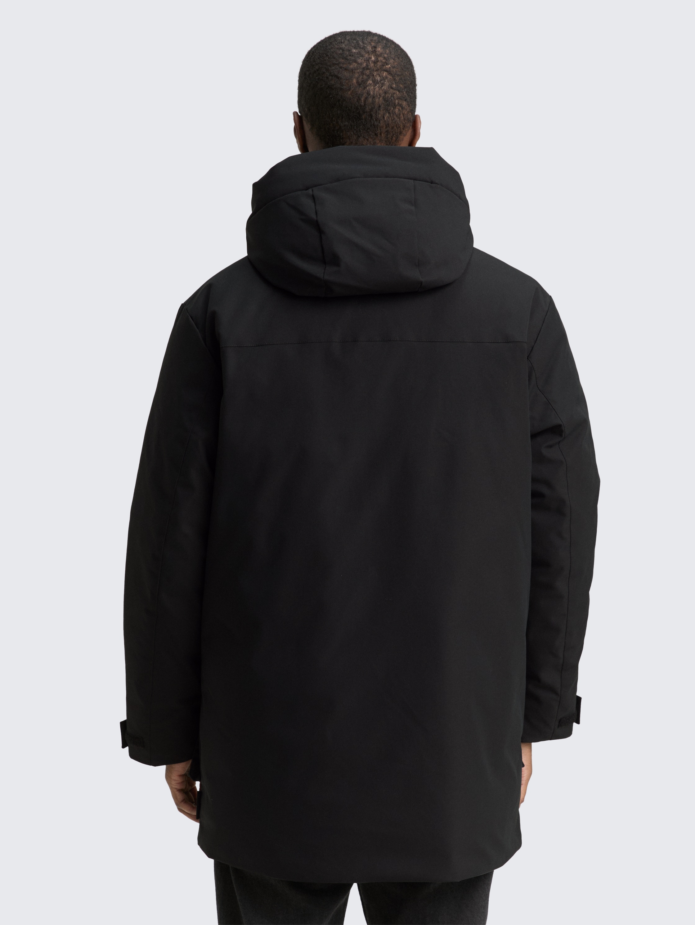 Arctic parka met afneembare capuchon - black - 