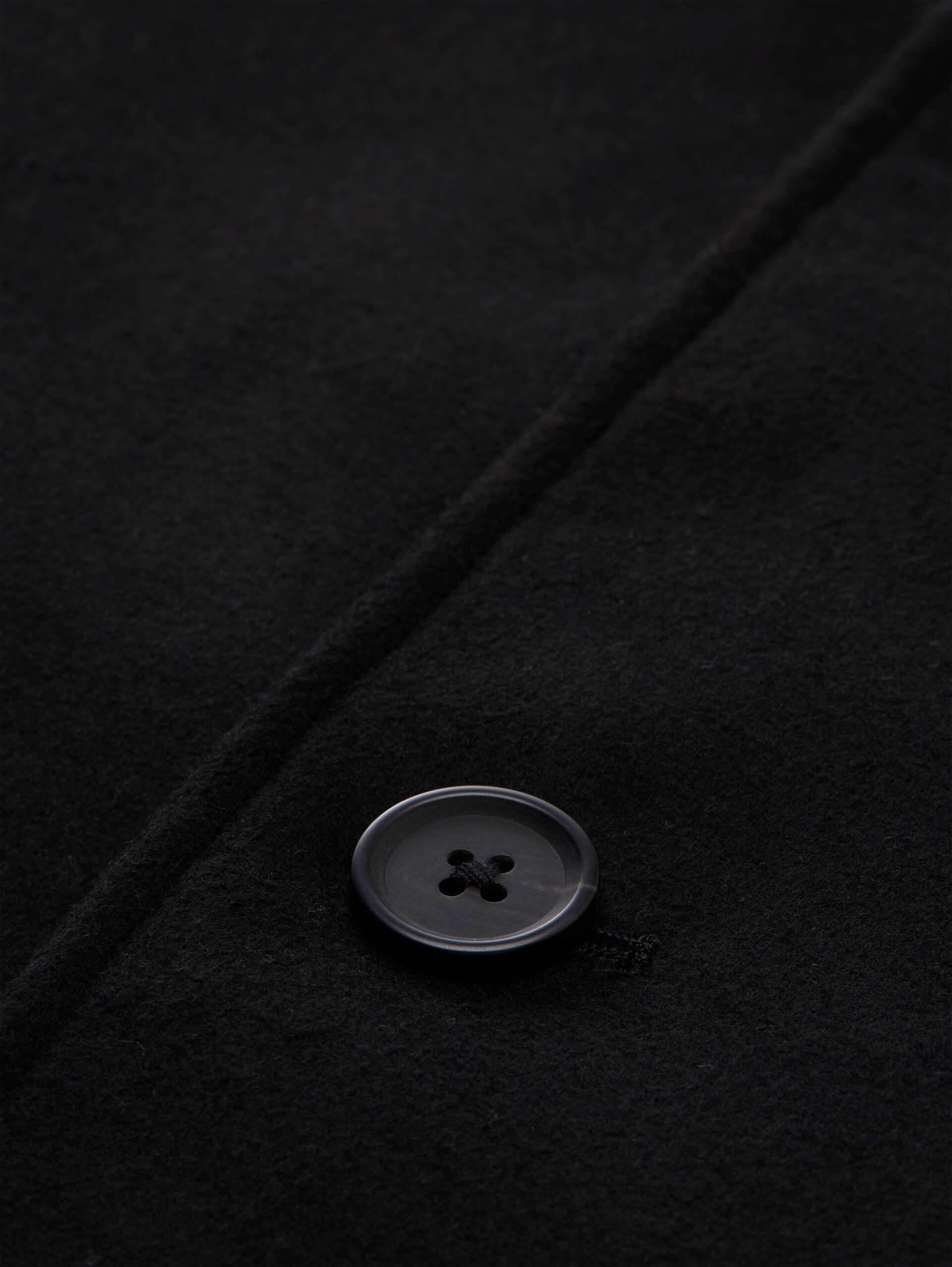 Manteau en optique laine - Black - Vue détaillée du produit