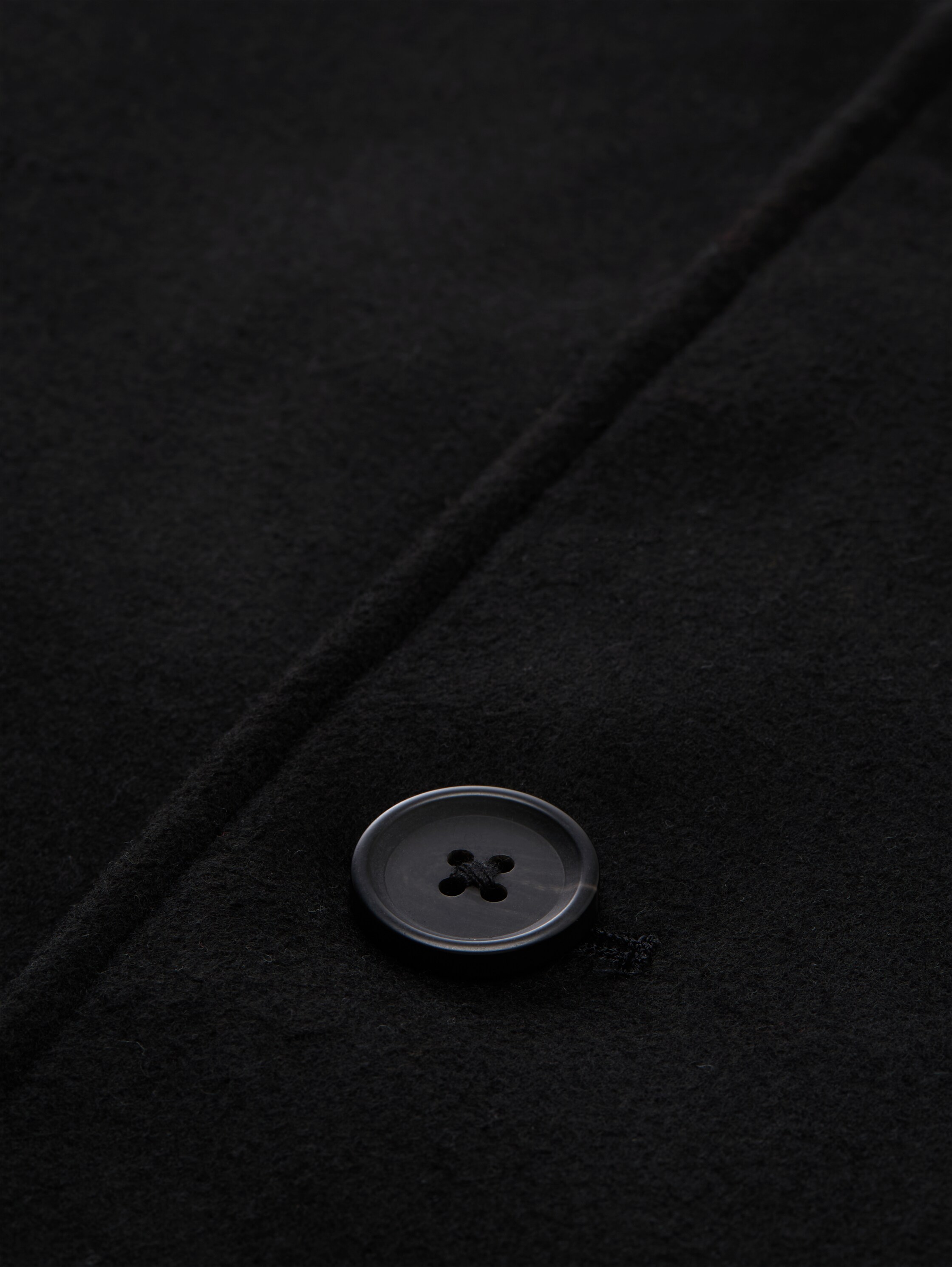 Mantel in Woll-Optik - black - 