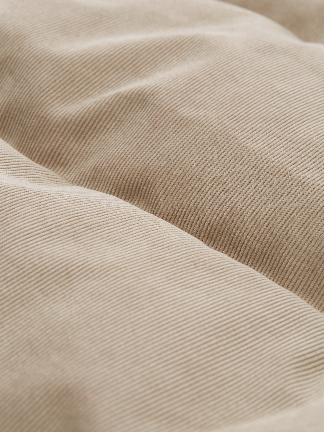 Cord Puffer-Jacke mit Stehkragen - Cashew Beige - Produkt-Detail-Ansicht