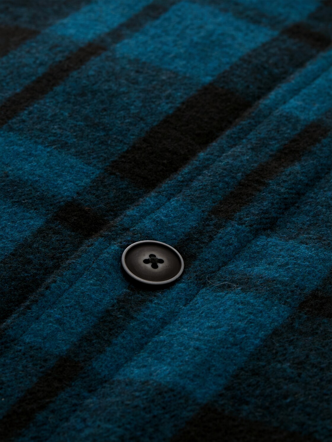 Overshirt Jacke in Woll-Optik - deep pond green dark check - Produkt-Detail-Ansicht