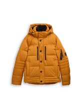 Nicht ausgewählt, Puffer-Jacke mit abnehmbarer Kapuze von , braun