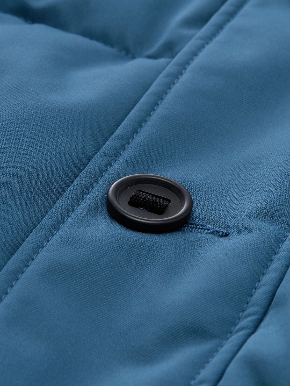 Puffer-Jacke mit abnehmbarer Kapuze - real teal blue - Produkt-Detail-Ansicht