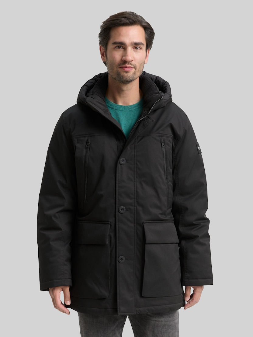 Arctic Parka mit abnehmbarer Kapuze von Men, Black