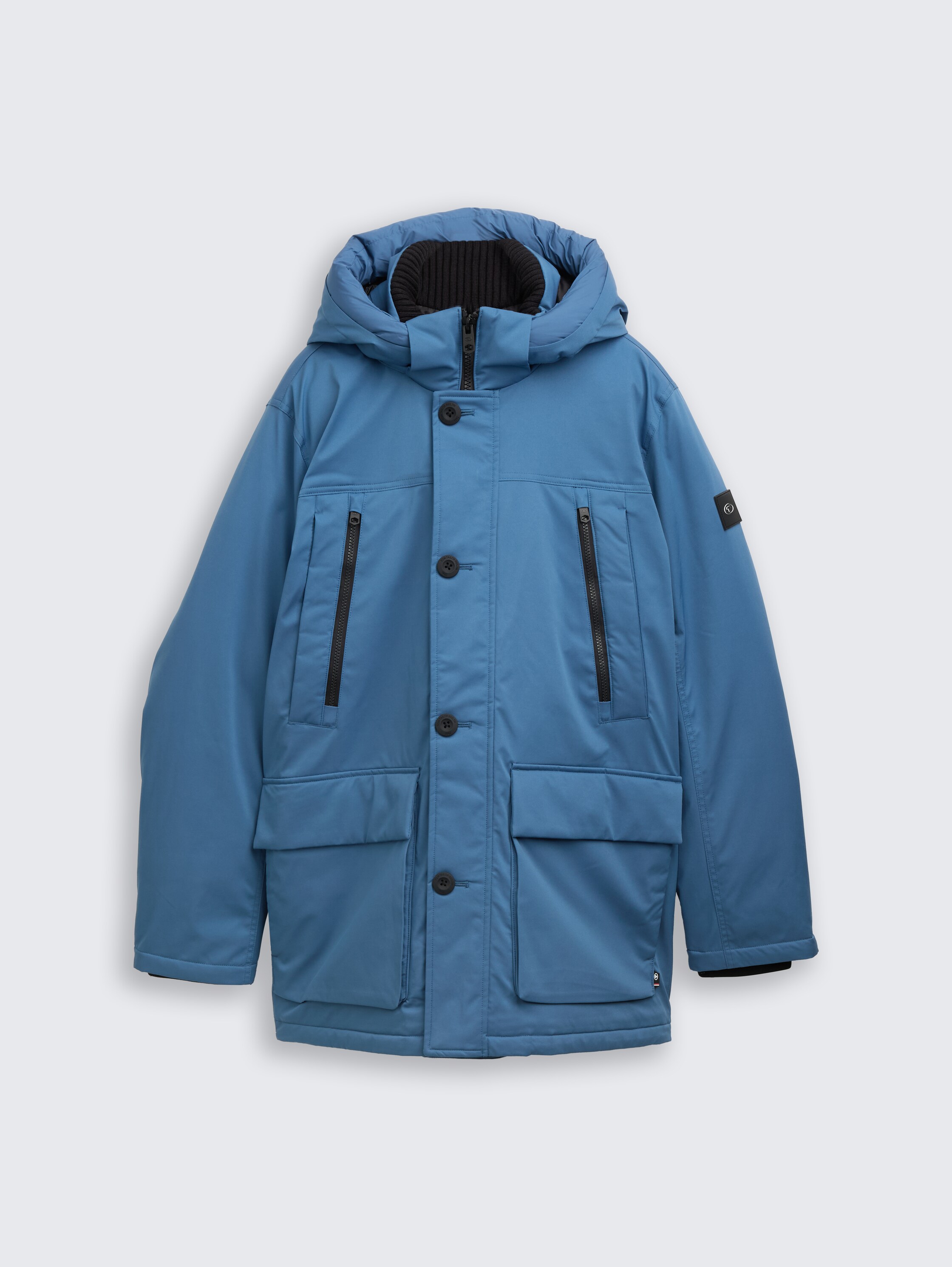 Arctic Parka mit abnehmbarer Kapuze - blau - Vorder-Produkt-Ansicht