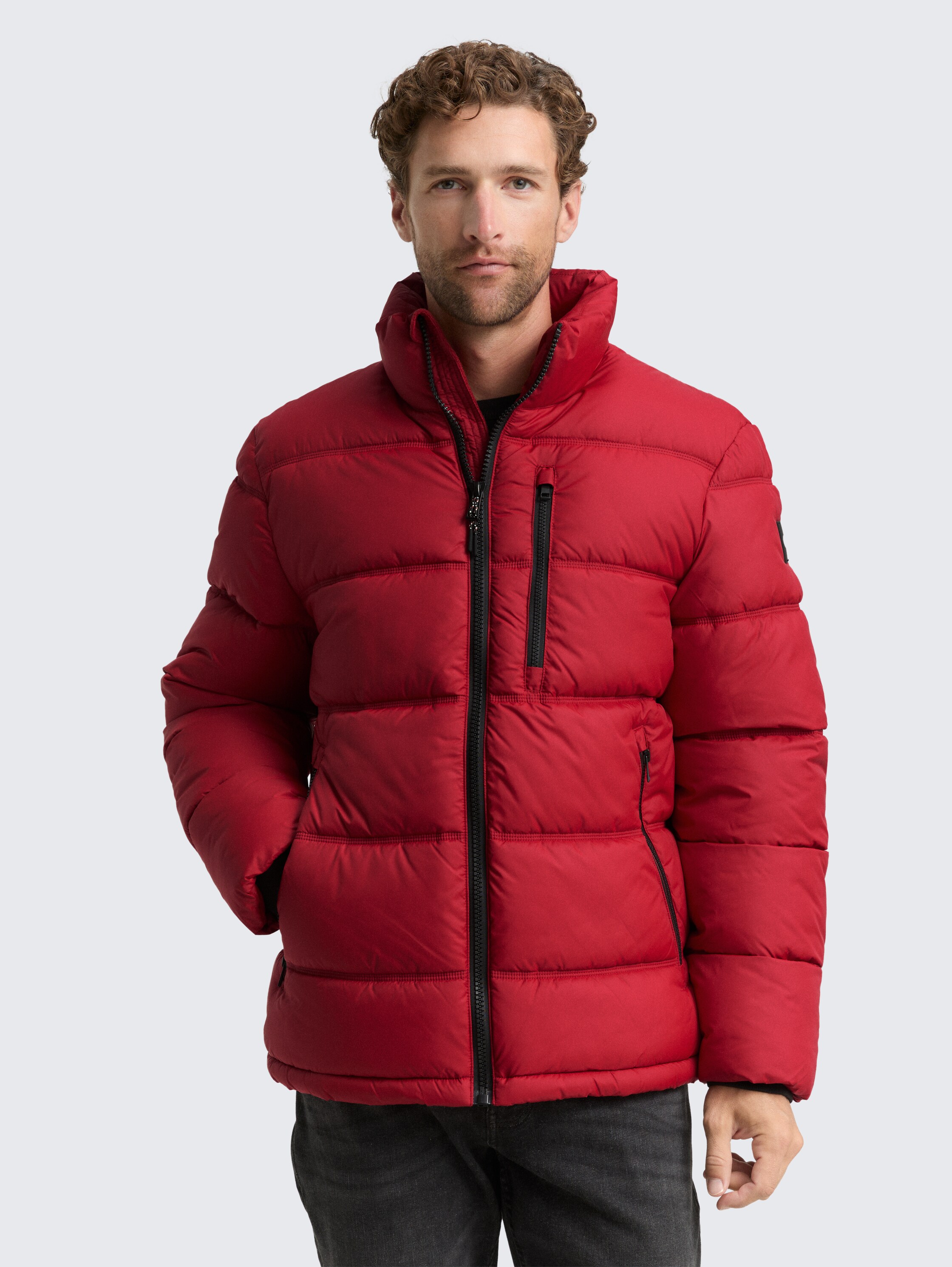Puffer-Jacke aus wasserabweisendem Material - coach_red - 