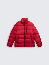 Puffer-Jacke aus wasserabweisendem Material - Coach Red - Vorder-Produkt-Ansicht