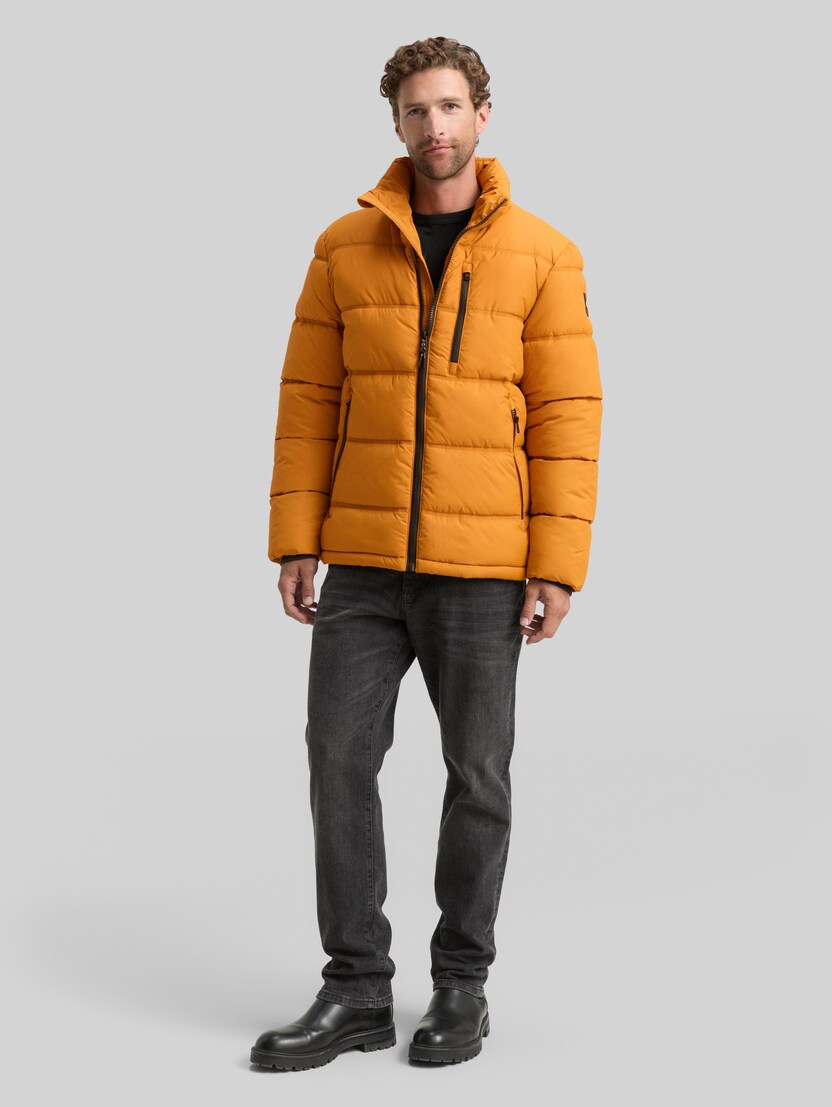 Puffer-Jacke aus wasserabweisendem Material von Men, Peanut Butter Brown