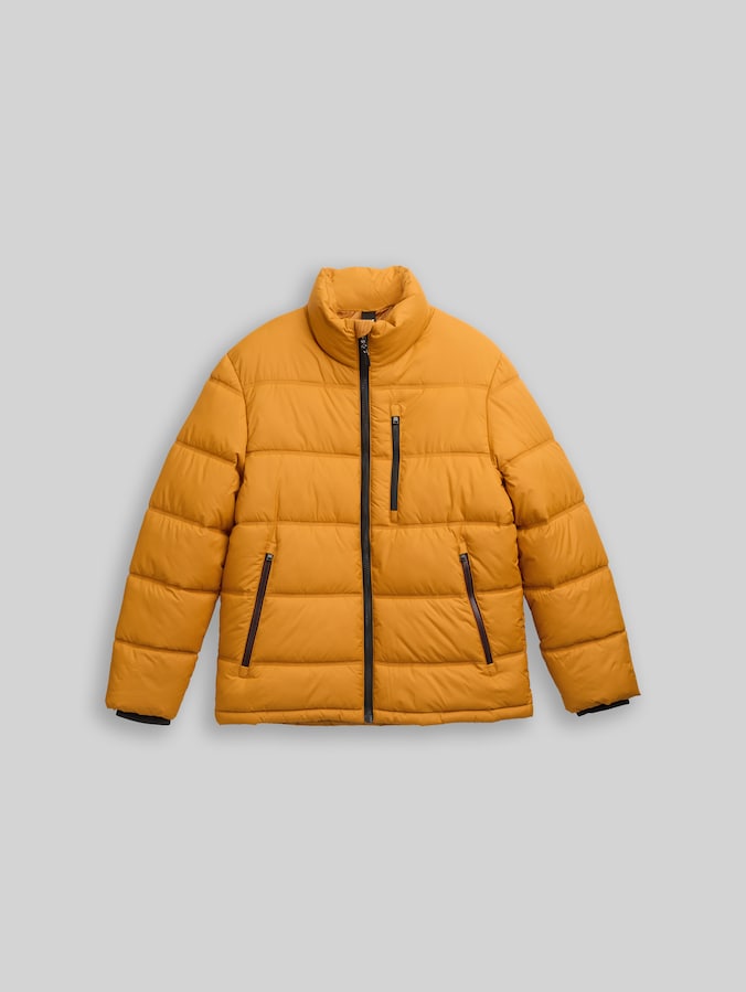 Puffer-Jacke aus wasserabweisendem Material von Men, Peanut Butter Brown
