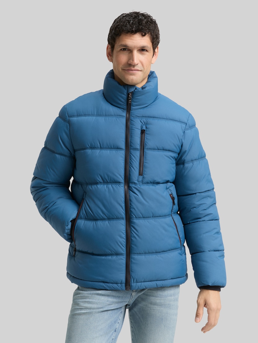 Puffer-Jacke aus wasserabweisendem Material von Men, real teal blue