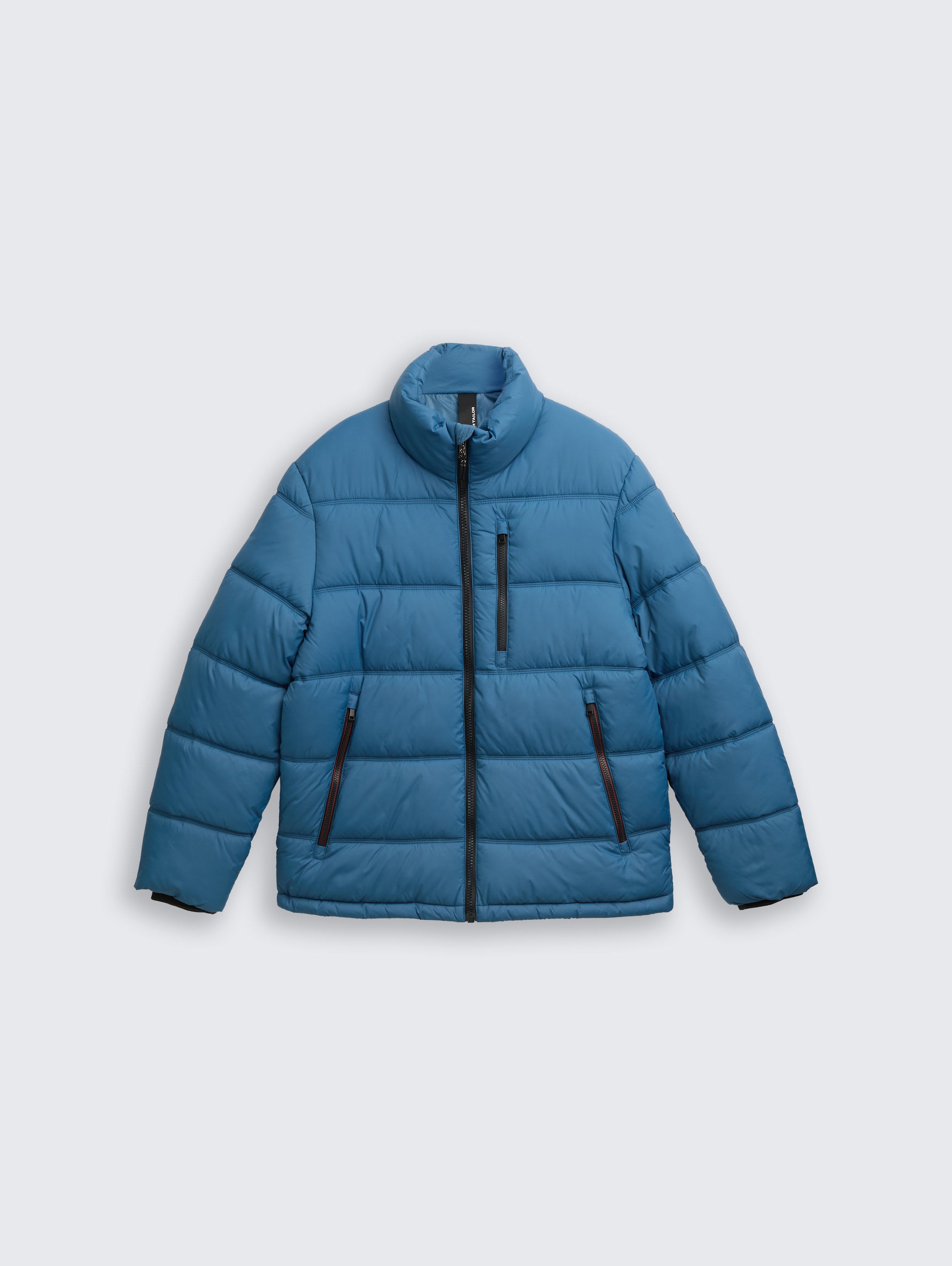 Puffer-Jacke aus wasserabweisendem Material - blau - Vorder-Produkt-Ansicht