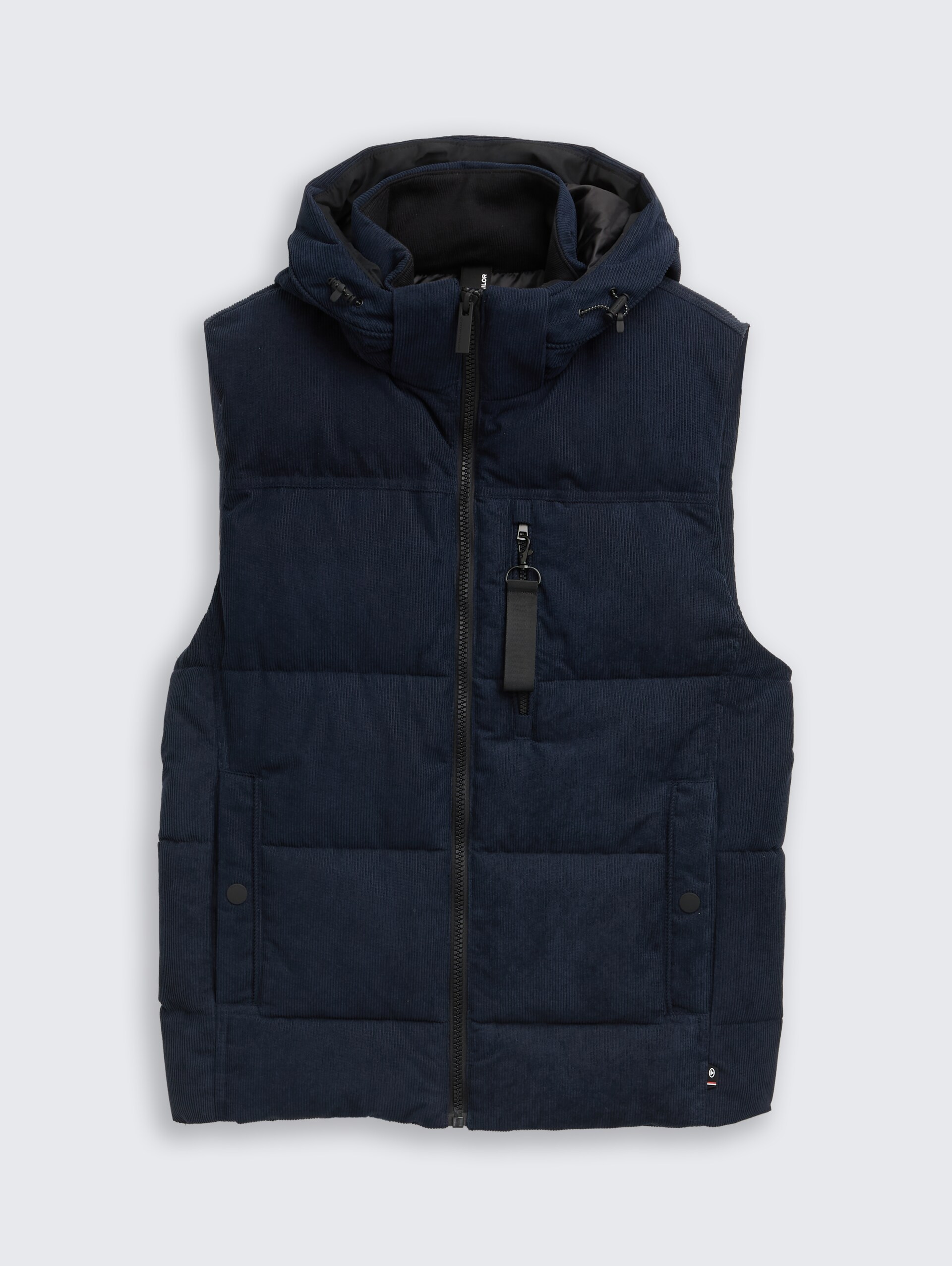 Puffer Weste mit abnehmbarer Kapuze - sky captain blue - Vorder-Produkt-Ansicht