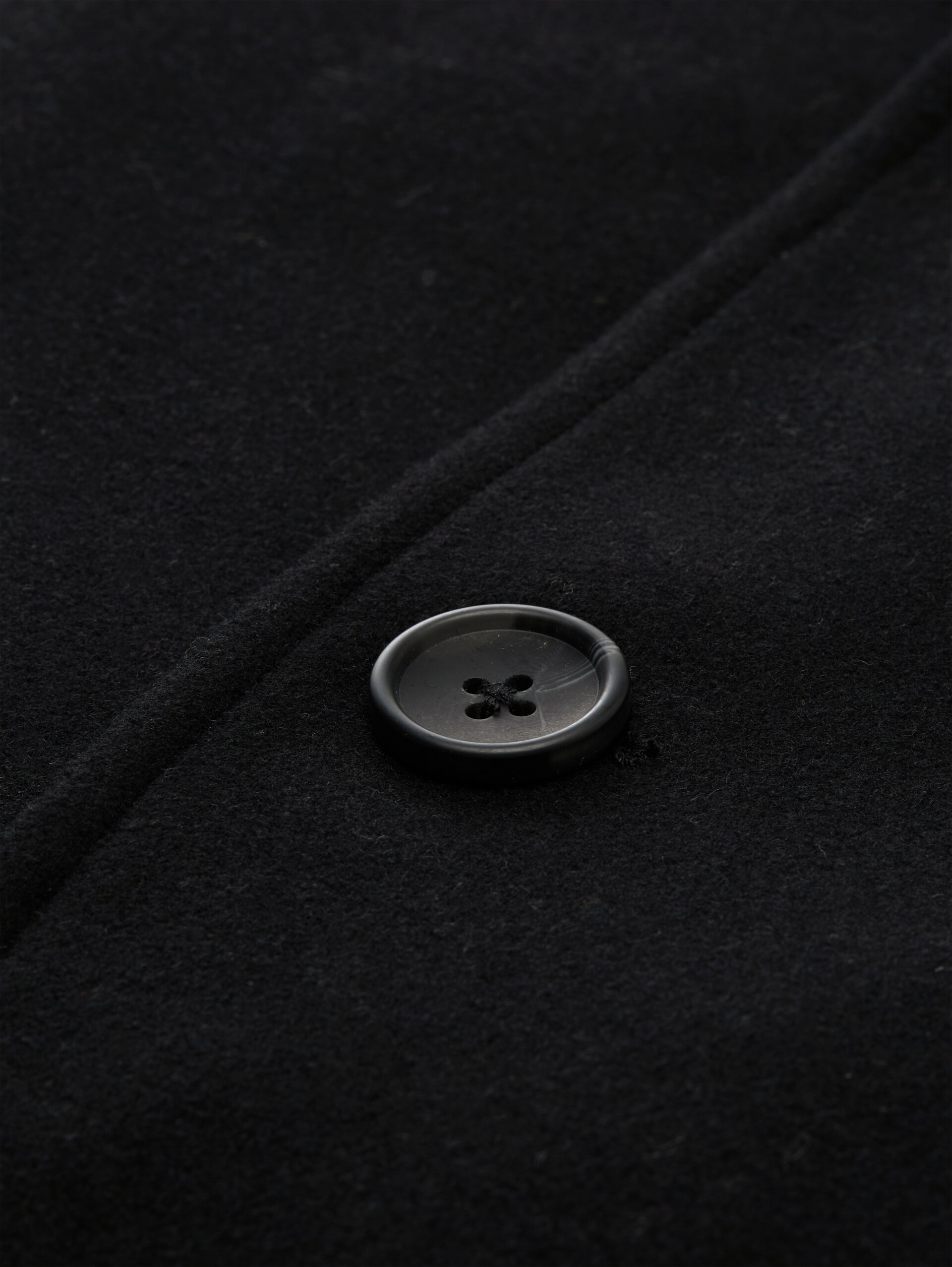 2-in-1 Wollmantel mit abnehmbarer Innenjacke - Black - Produkt-Detail-Ansicht