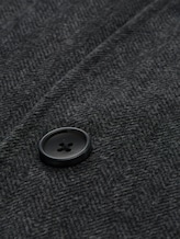 2-in-1 Wollmantel mit abnehmbarer Innenjacke - dark grey black herringbone - Produkt-Detail-Ansicht