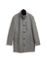 Nicht ausgewählt, 2-in-1 Wollmantel mit abnehmbarer Innenjacke von , grau