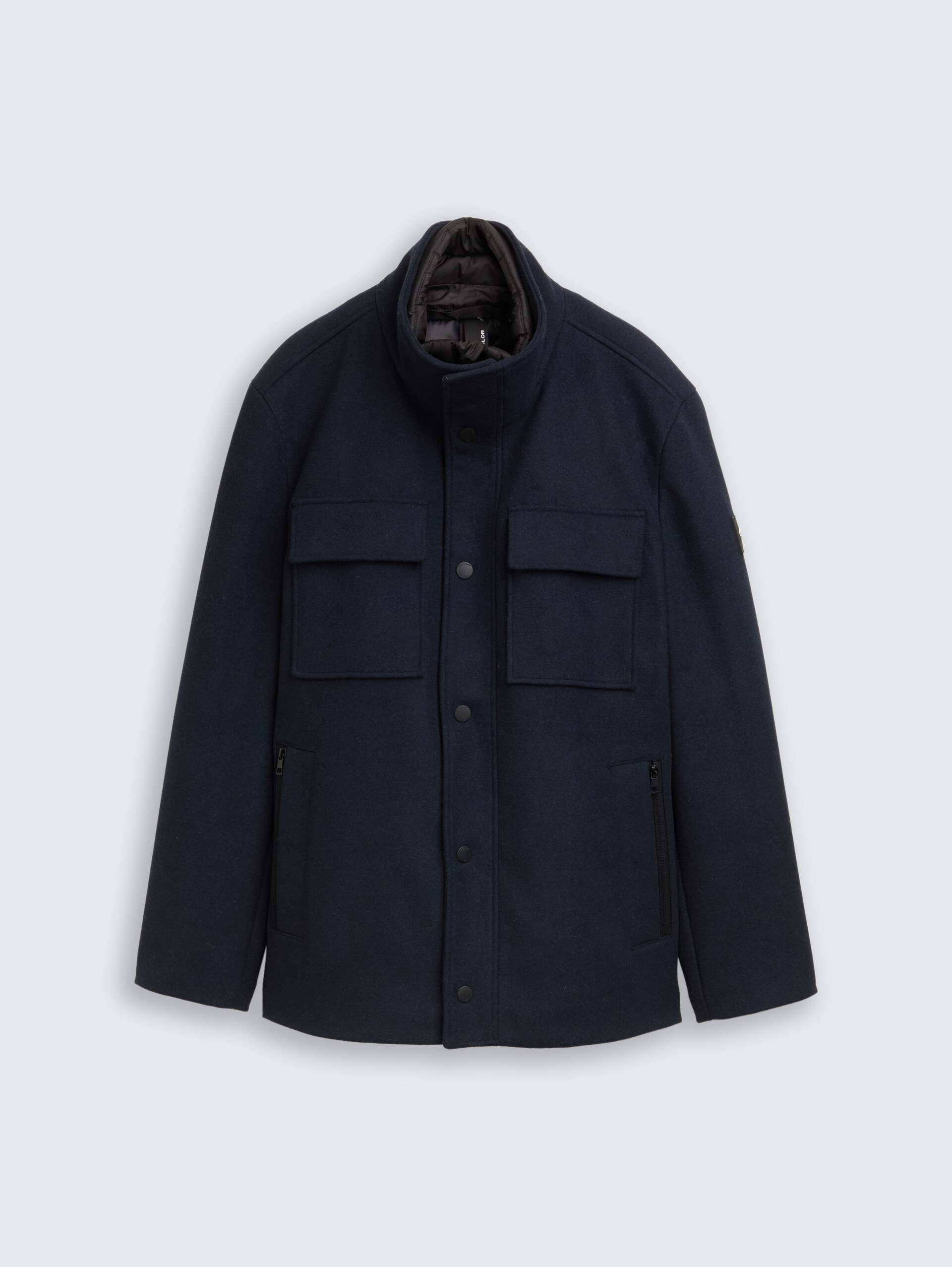 2-in-1 Wolljacke mit abnehmbarer Innenjacke - sky captain blue - Vorder-Produkt-Ansicht