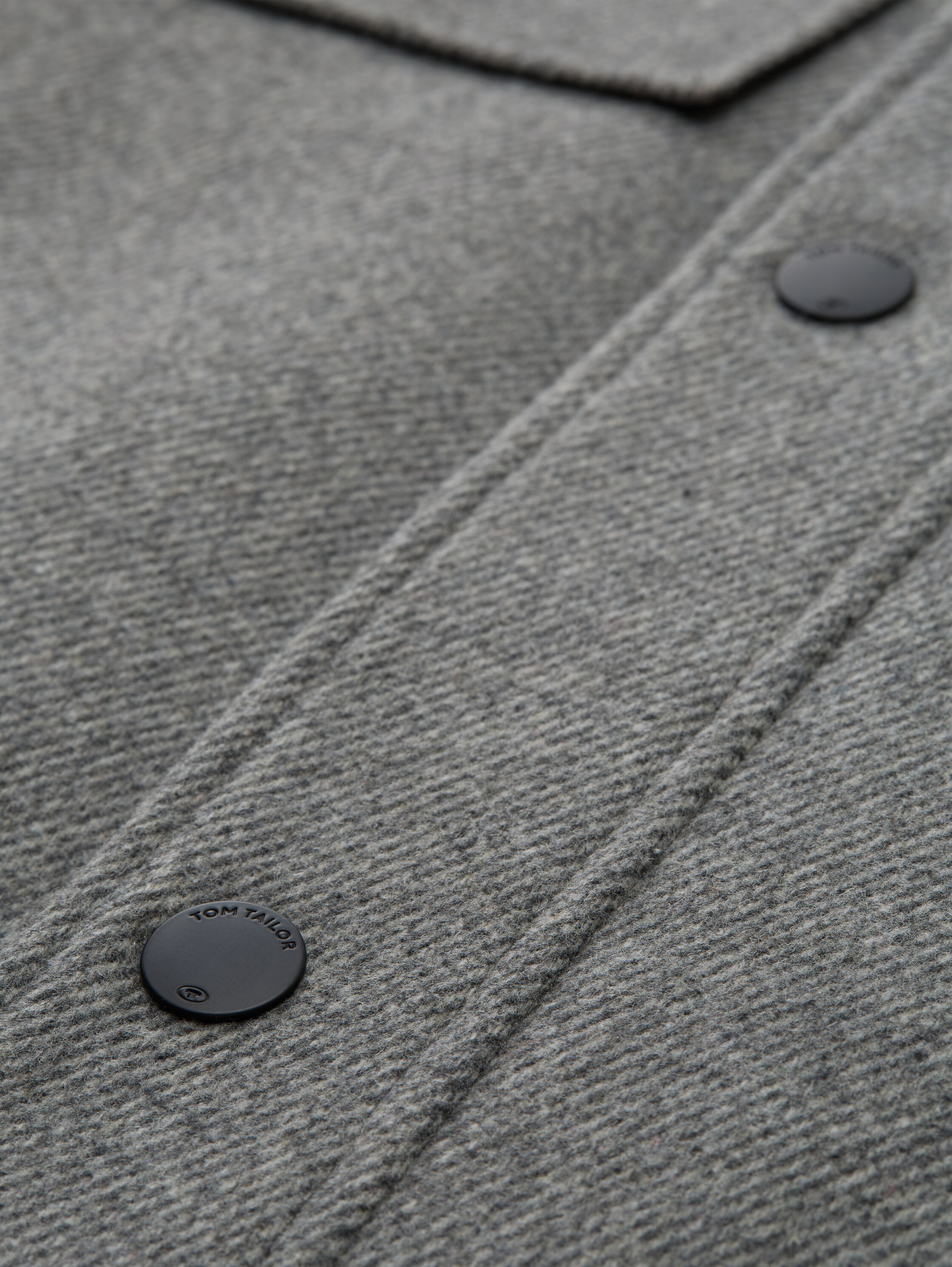 2-in-1 woollen jacket with detachable inner jacket - light_stone_grey_wool_twill - 