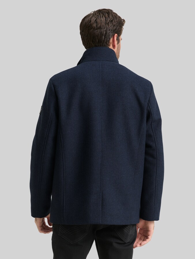 TOM TAILOR Denim Giacca Uomo Trapuntata Invernale Con Cappuccio – Blocco Colore – Impermeabile E Sostenibile